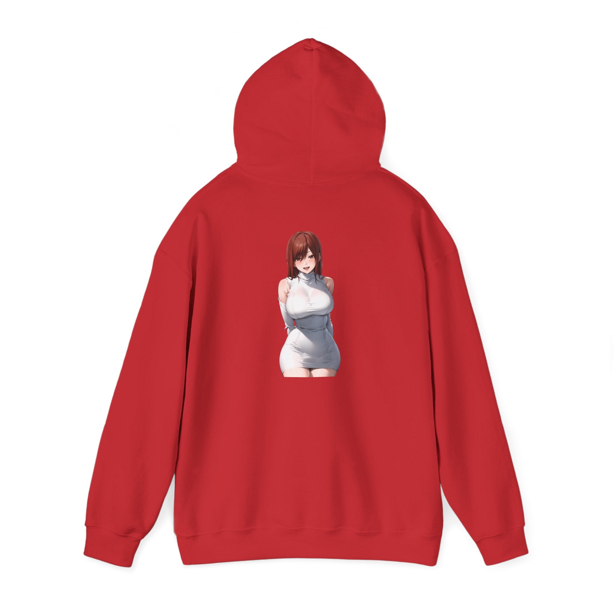 Ezra Scarlet Charming White Dress Anime Unisex Heavy Blend™ Hooded Sweatshirt