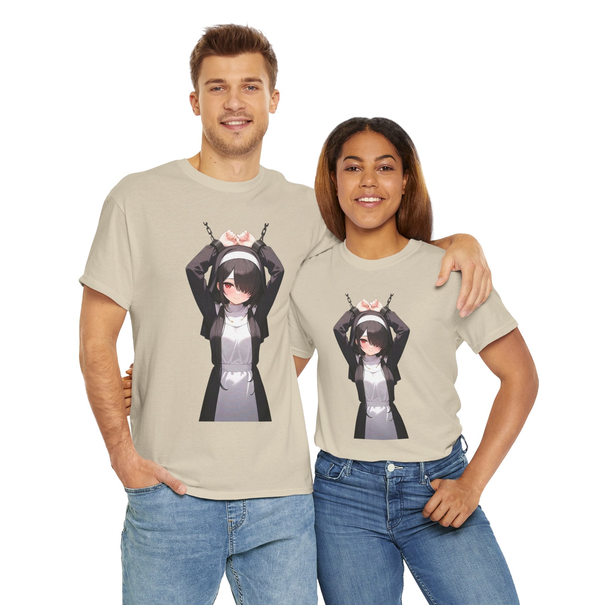 Tokisaki Kurum Nun Gothic Anime Heavy Cotton Tee
