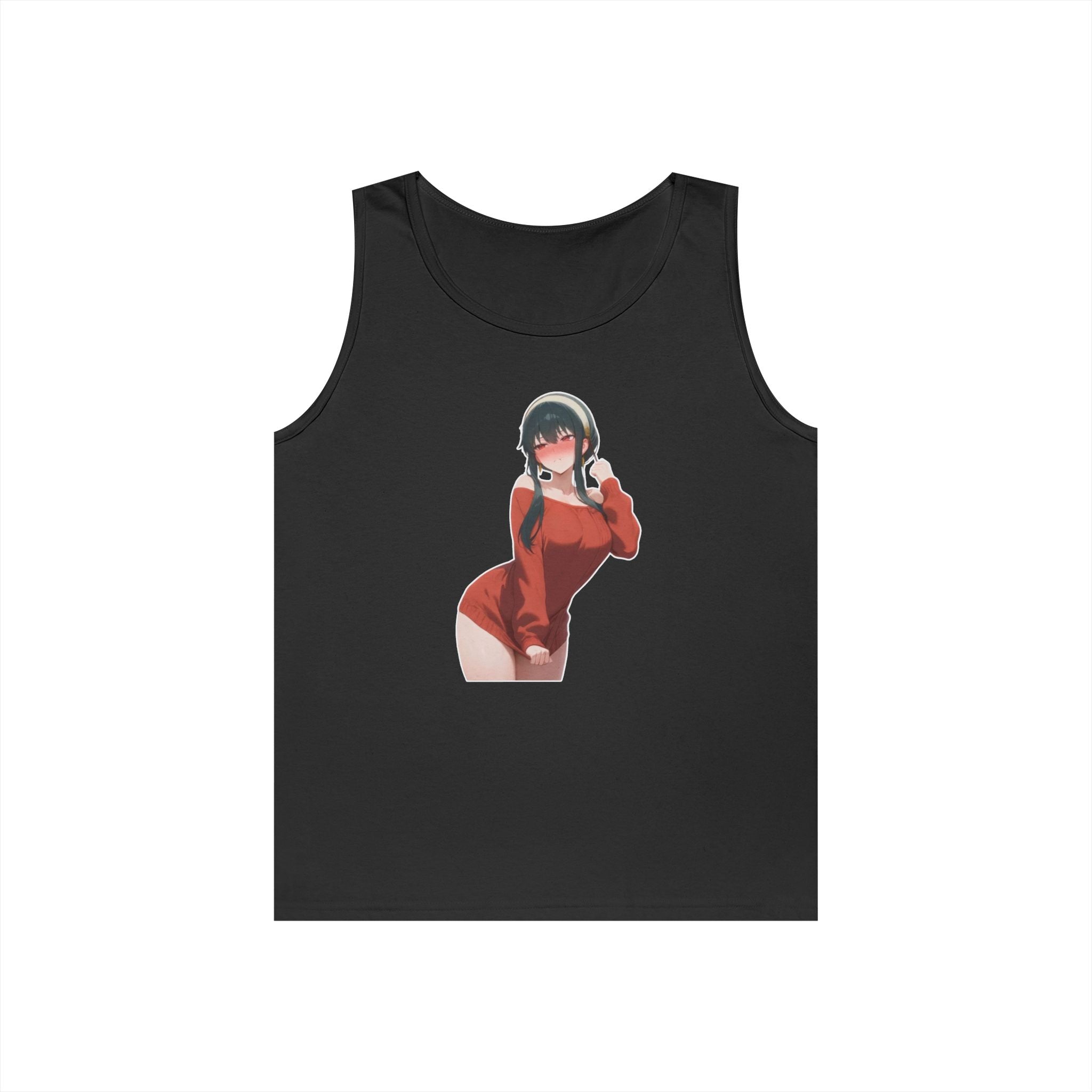 Yor Forger Blushing Waifu Heavy Cotton Tank Top