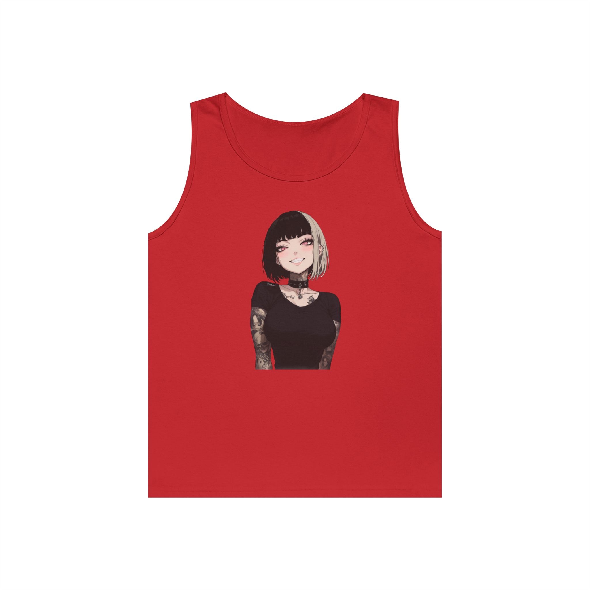 Himiko Toga Gothic Tattooed Style Heavy Cotton Tank Top