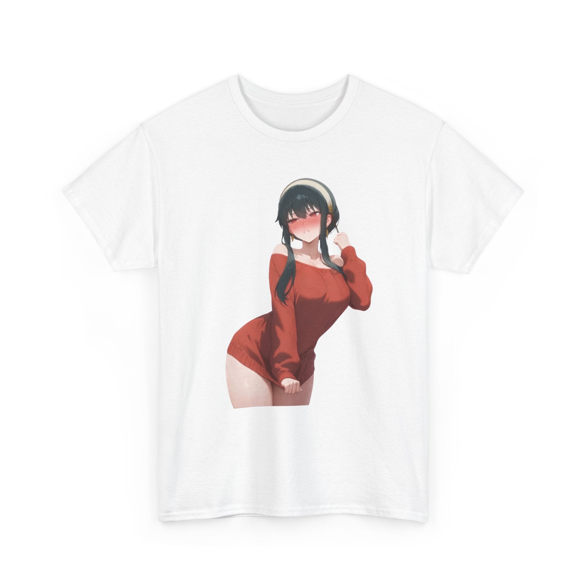 Yor Forger Blushing Waifu Unisex Heavy Cotton Tee