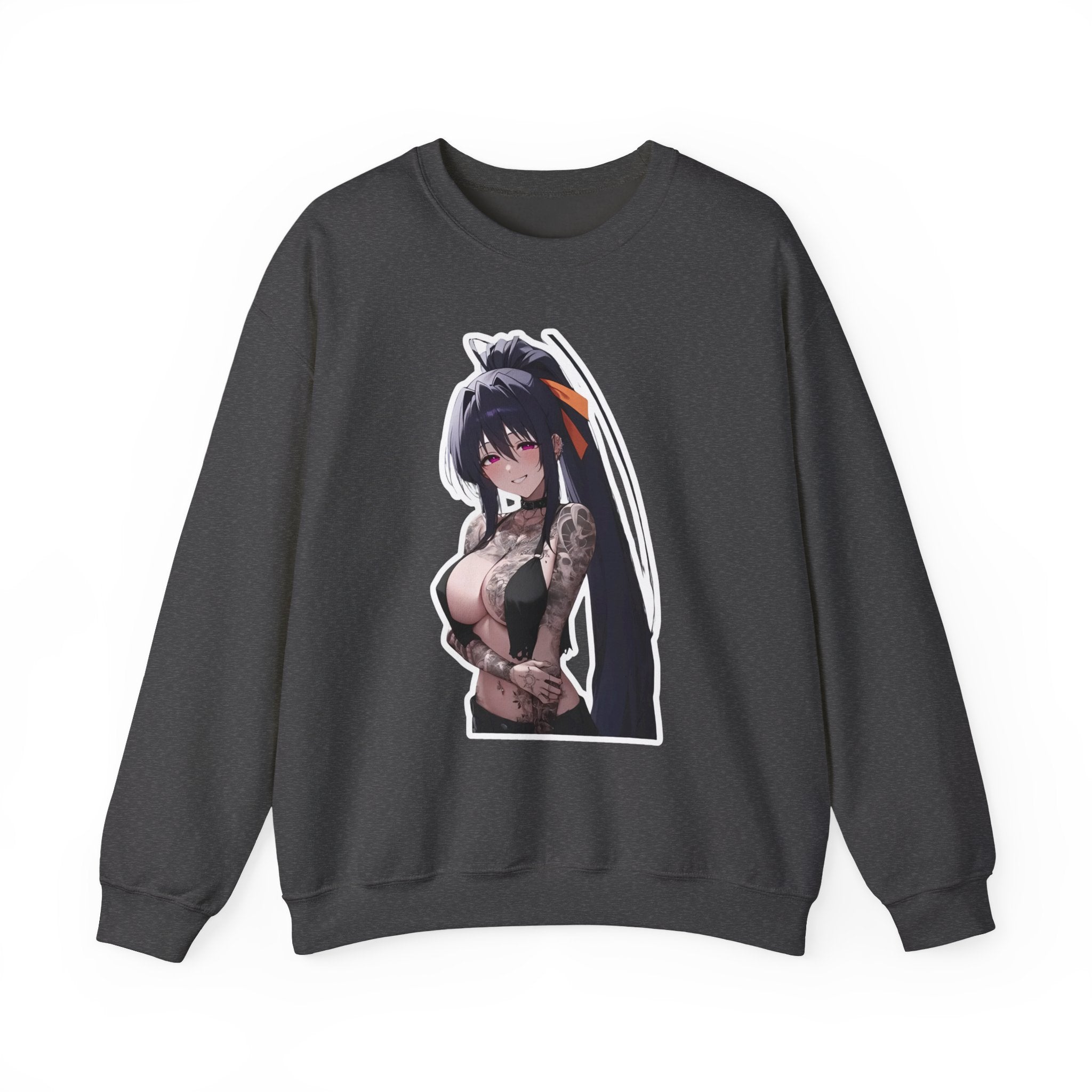 Akeno Himejima Gothic Tattooed Unisex Heavy Blend™ Crewneck Sweatshirt