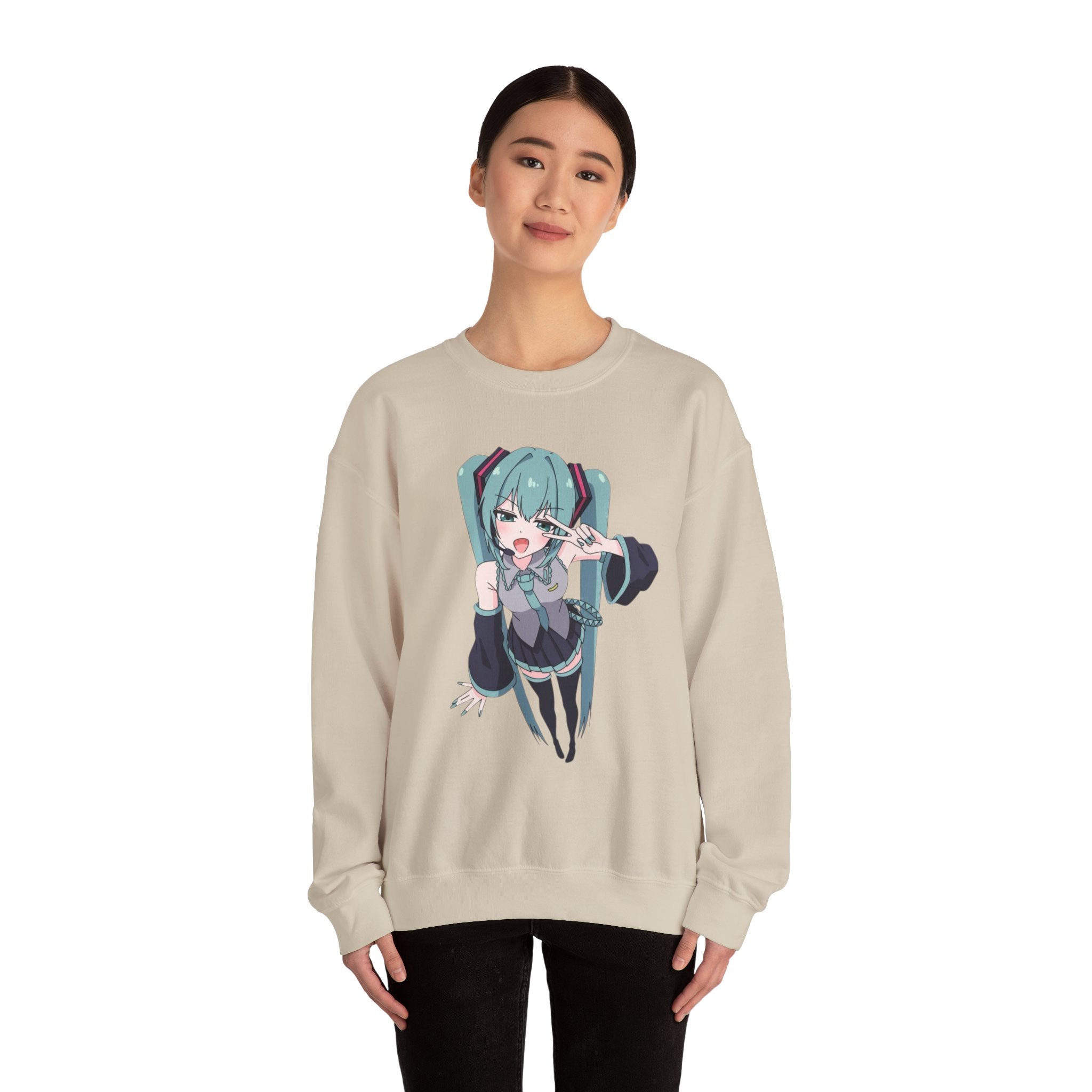 Hatsune Miku Unisex Heavy Blend™ Crewneck Sweatshirt