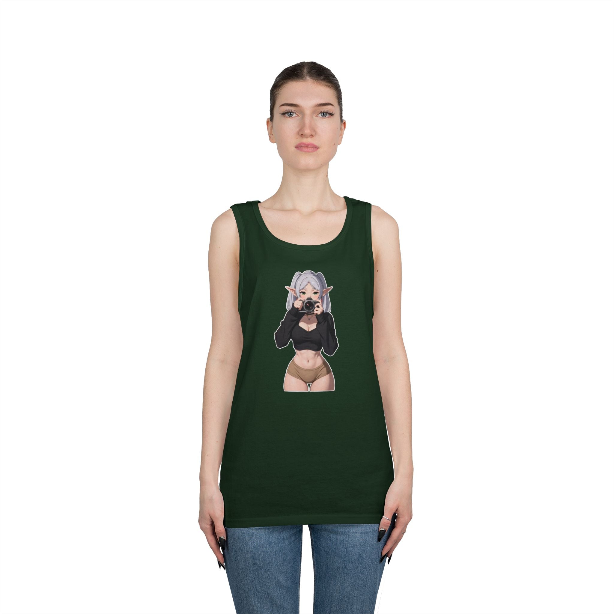 Frieren Cute Heavy Cotton Tank Top