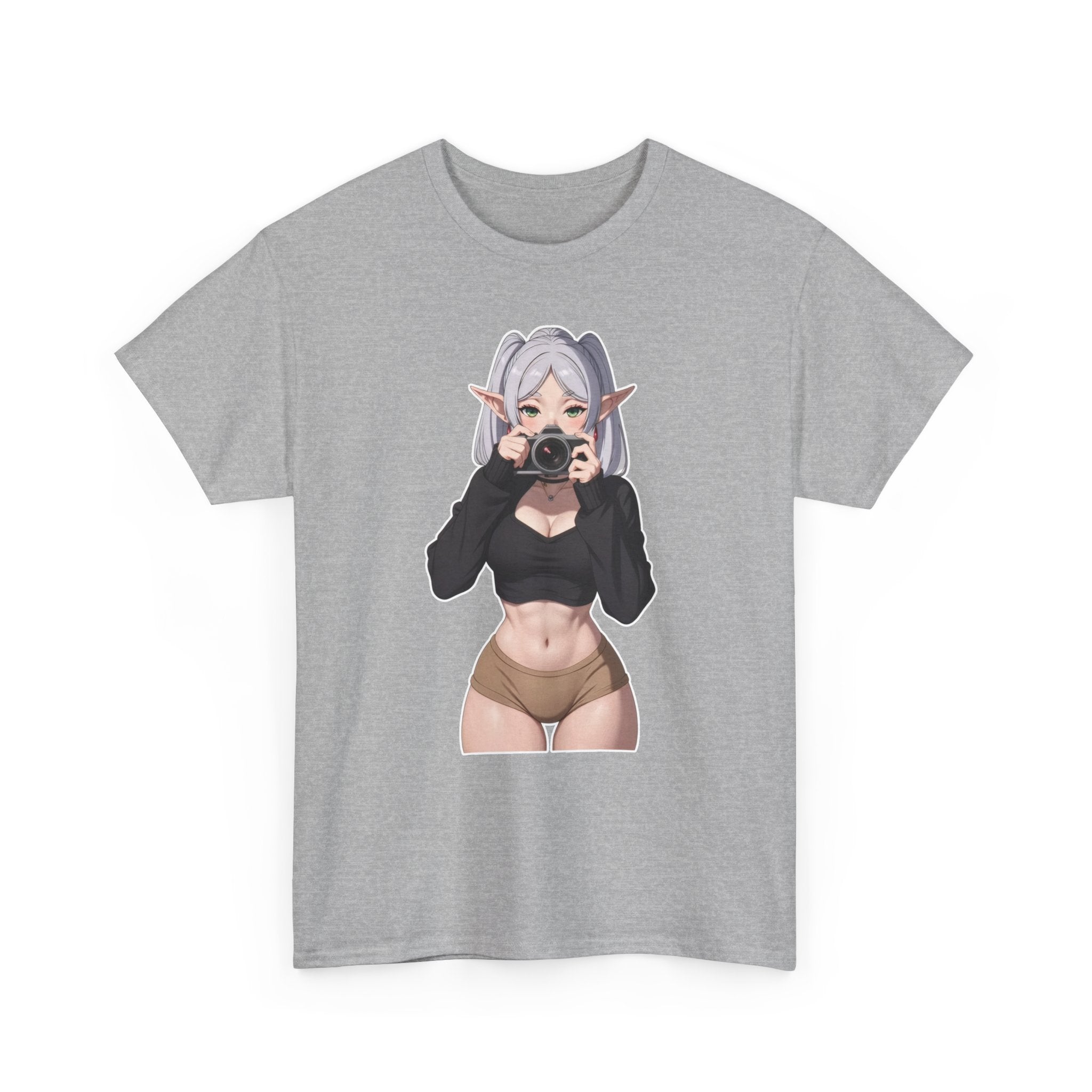 Frieren Cute Unisex Heavy Cotton Tee