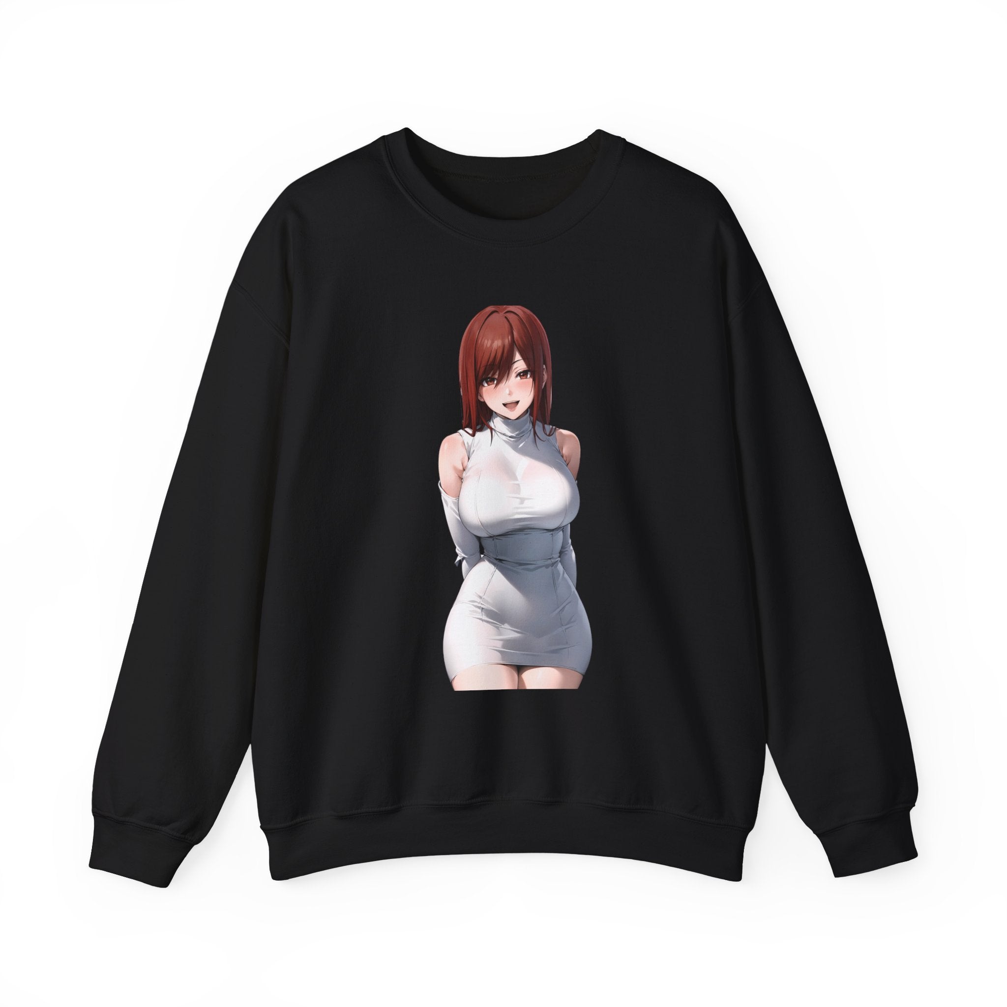 Ezra Scarlet Charming White Dress Anime Unisex Heavy Blend™ Crewneck Sweatshirt