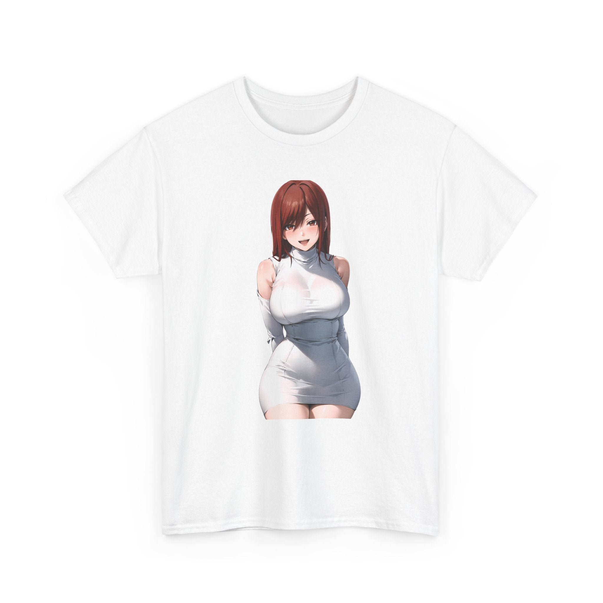 Ezra Scarlet Charming White Dress Anime Unisex Heavy Cotton Tee