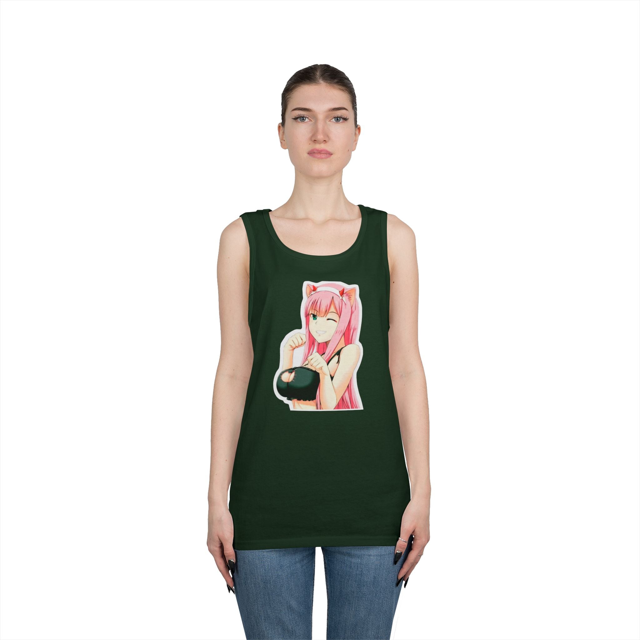 Zero Two Sexy Style Heavy Cotton Tank Top