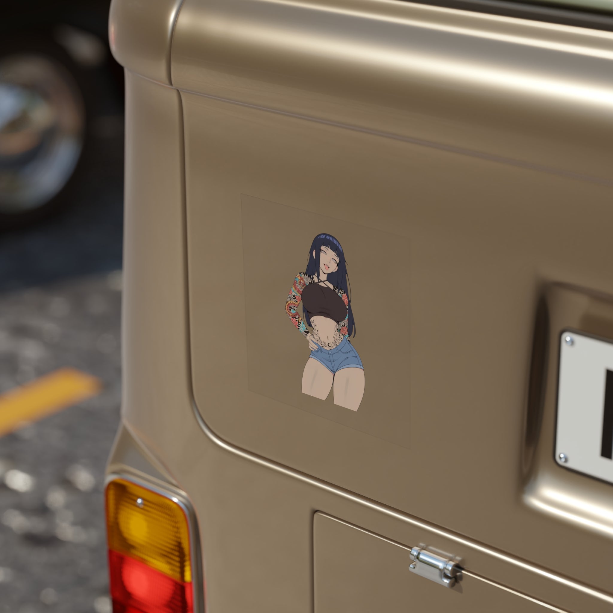 Hyuga Hinata Tattooed Sexy Waifu Sticker