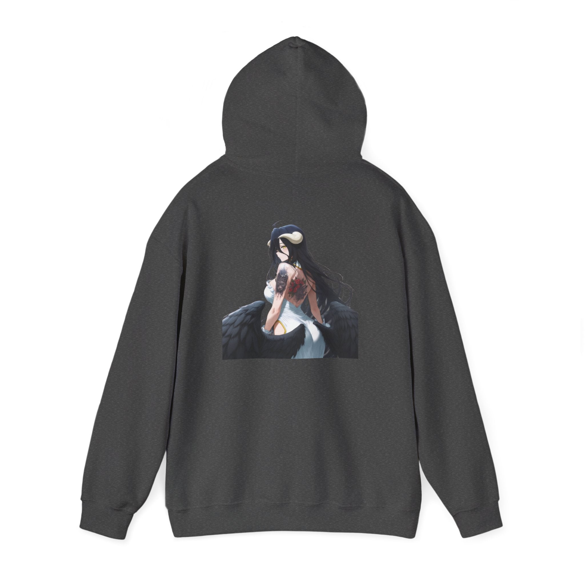Gothic Albedo Overlord Waifu Unisex Heavy Blend™ Hooded Sweatshirt