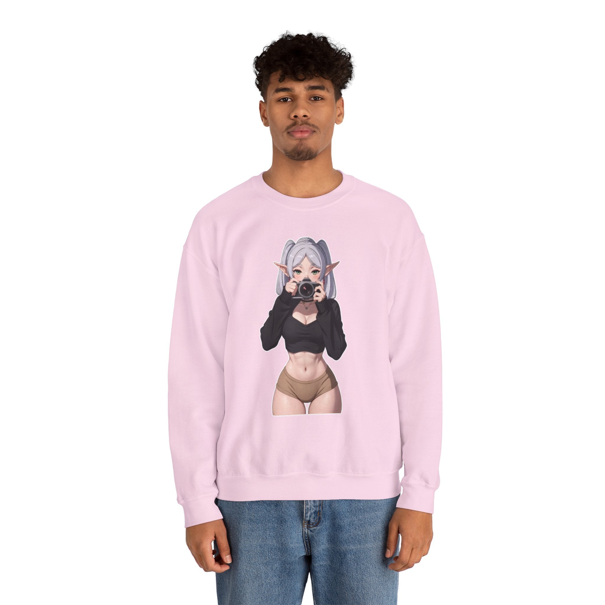 Frieren Cute Unisex Heavy Blend™ Crewneck Sweatshirt