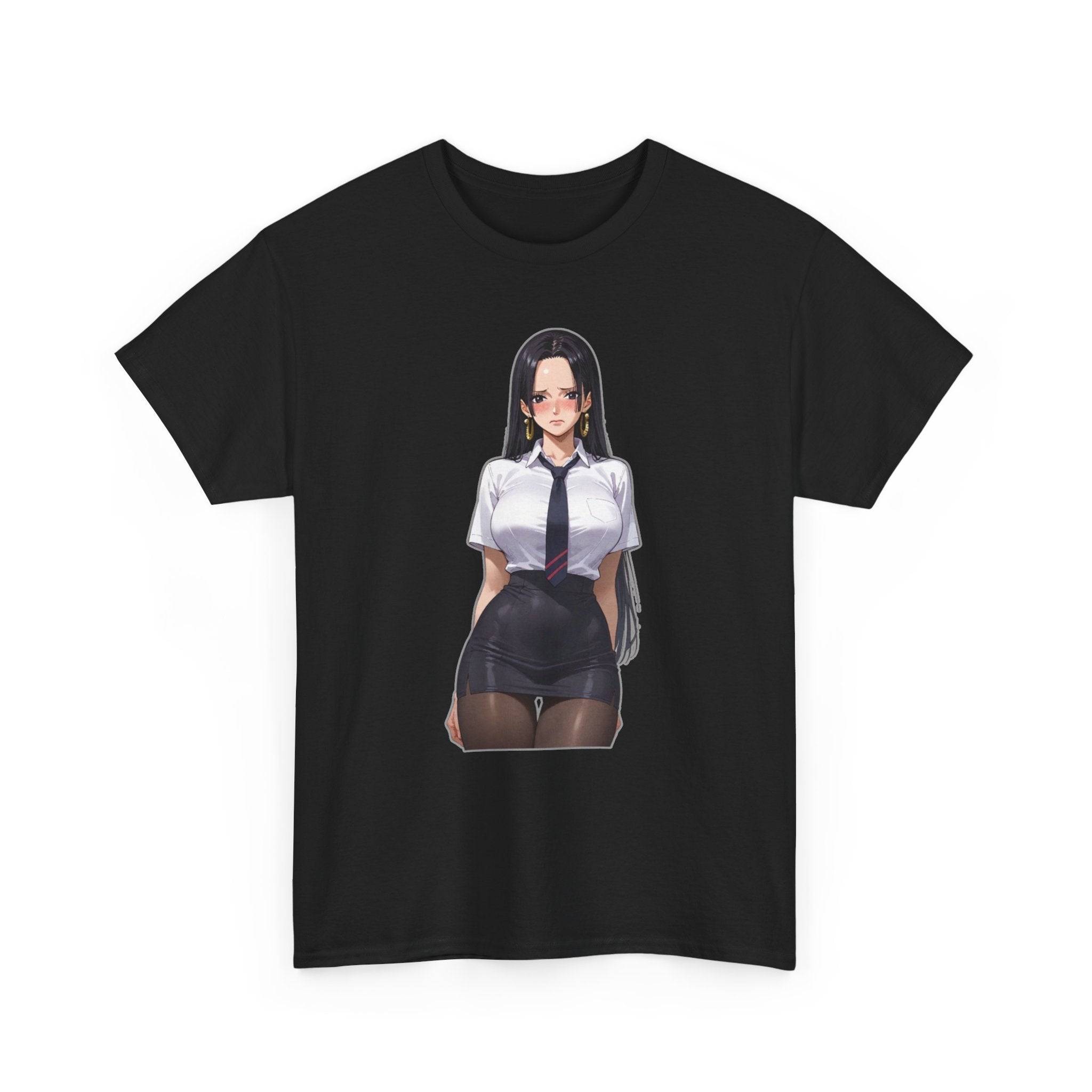 Nico Robin Office Lady Blushing Unisex Heavy Cotton Tee