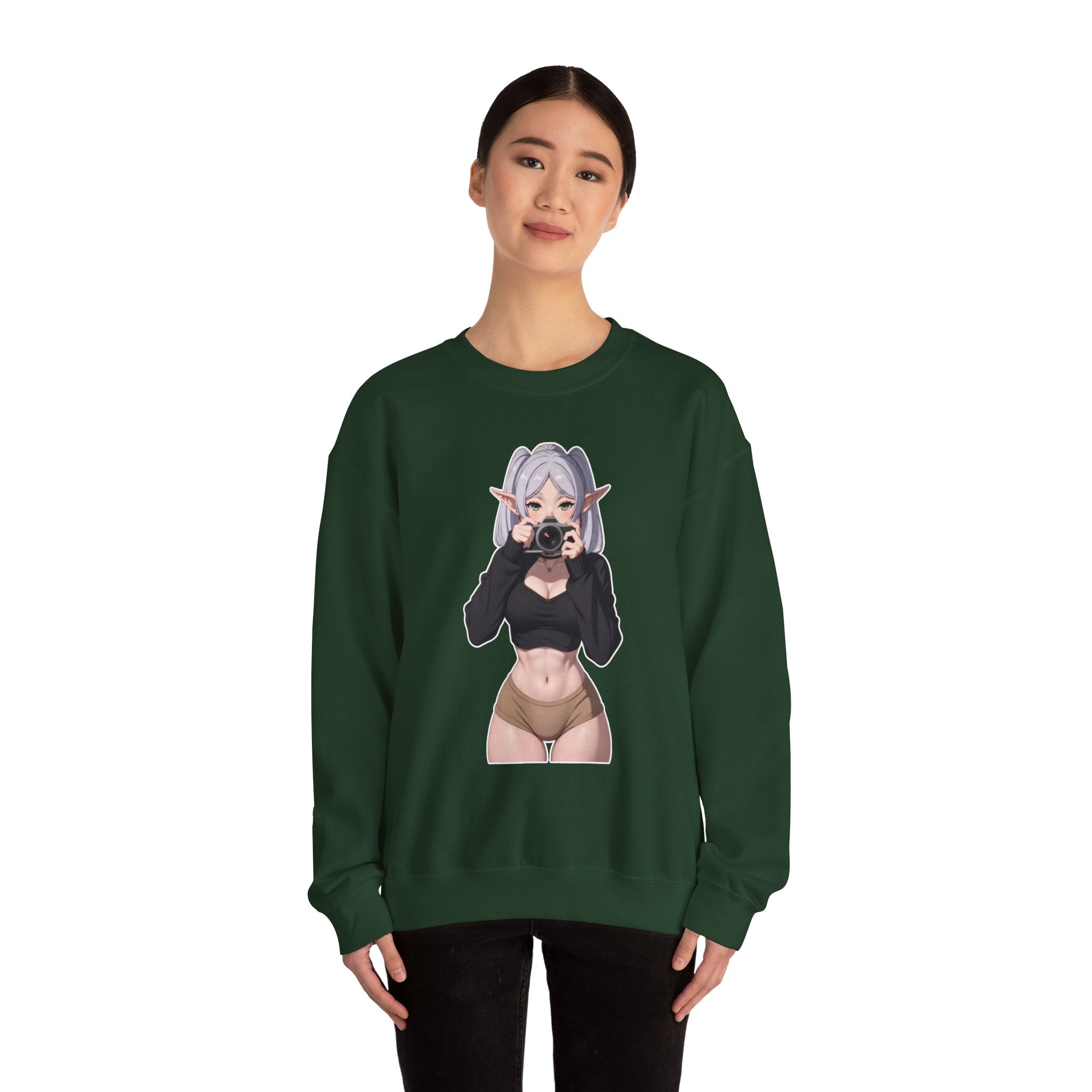 Frieren Cute Unisex Heavy Blend™ Crewneck Sweatshirt
