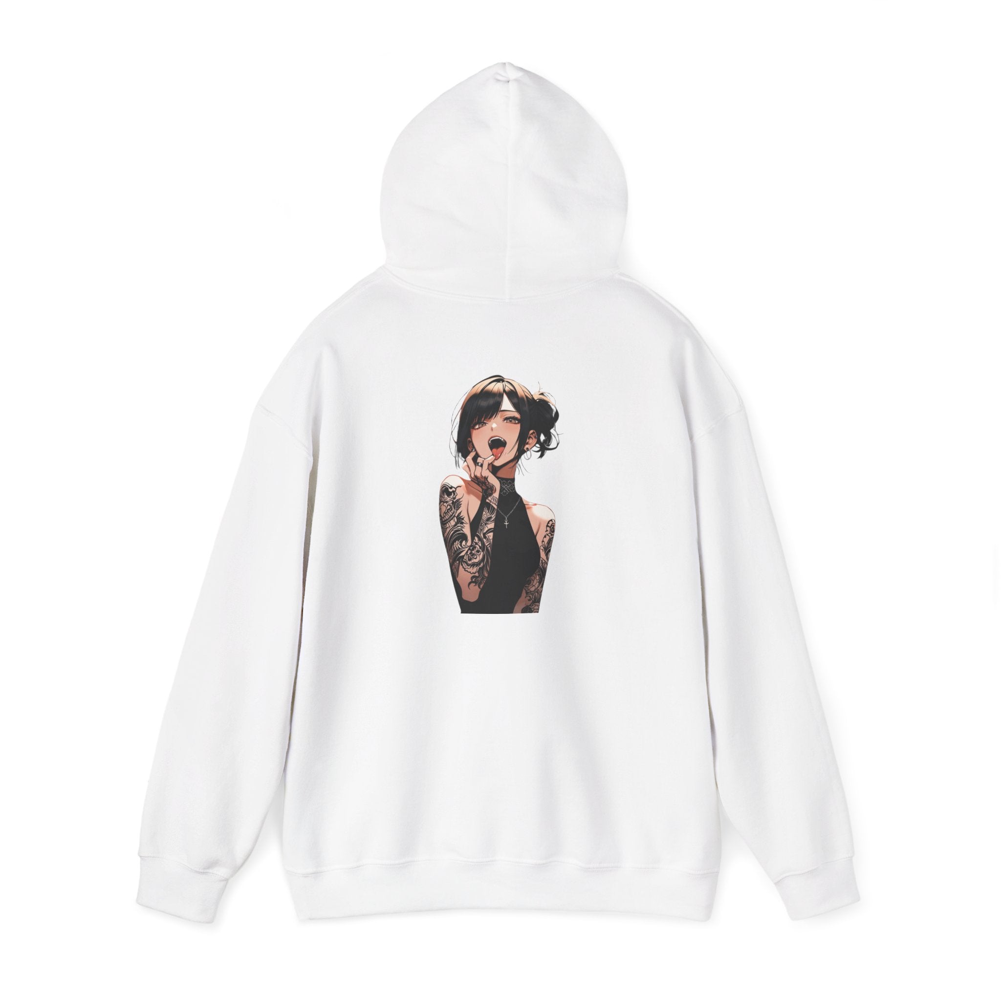 Gothic Himiko Toga Tattooed Ahegao Unisex Heavy Blend™ Hooded Sweatshirt