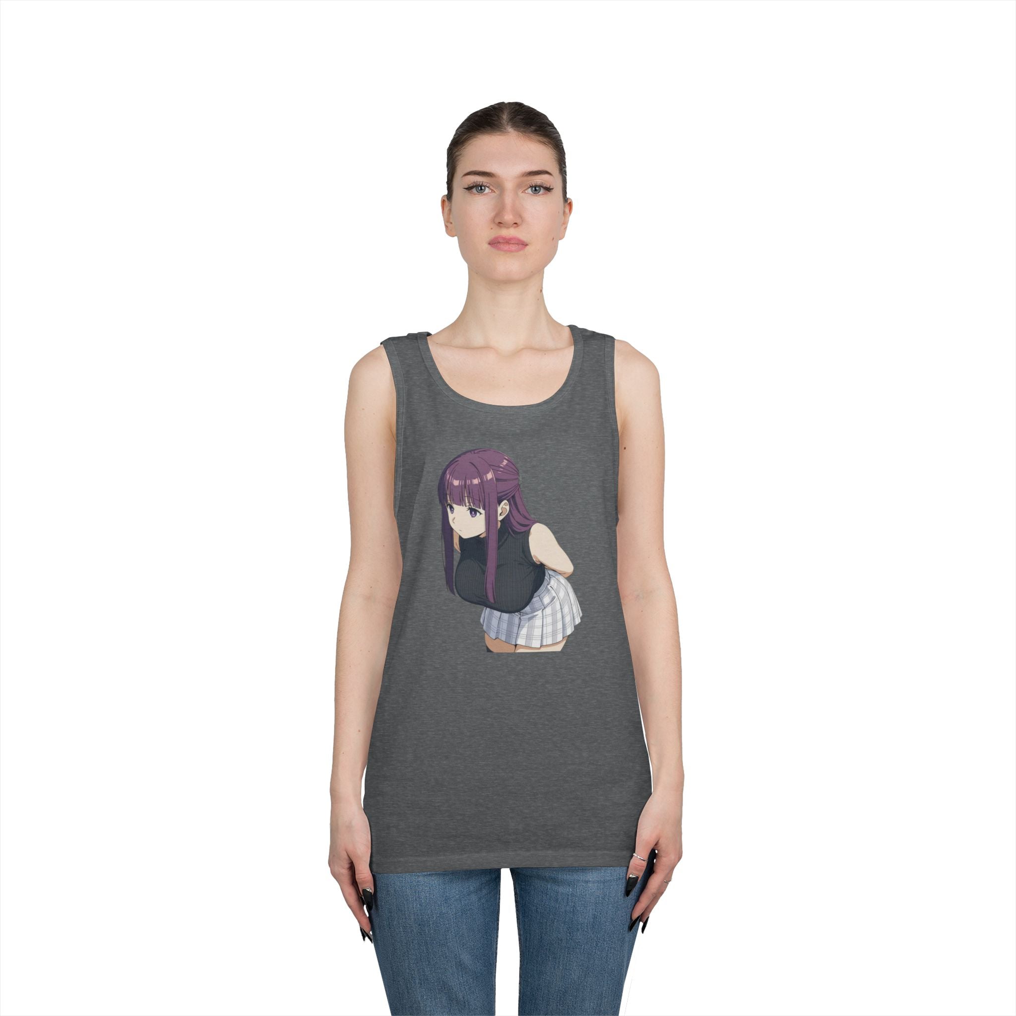 Fern Anime Heavy Cotton Tank Top