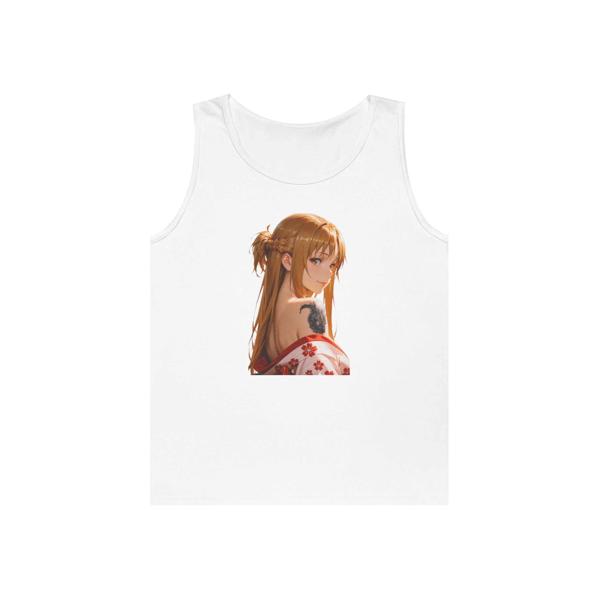 Asuna Kimono Tattoo Heavy Cotton Tank Top