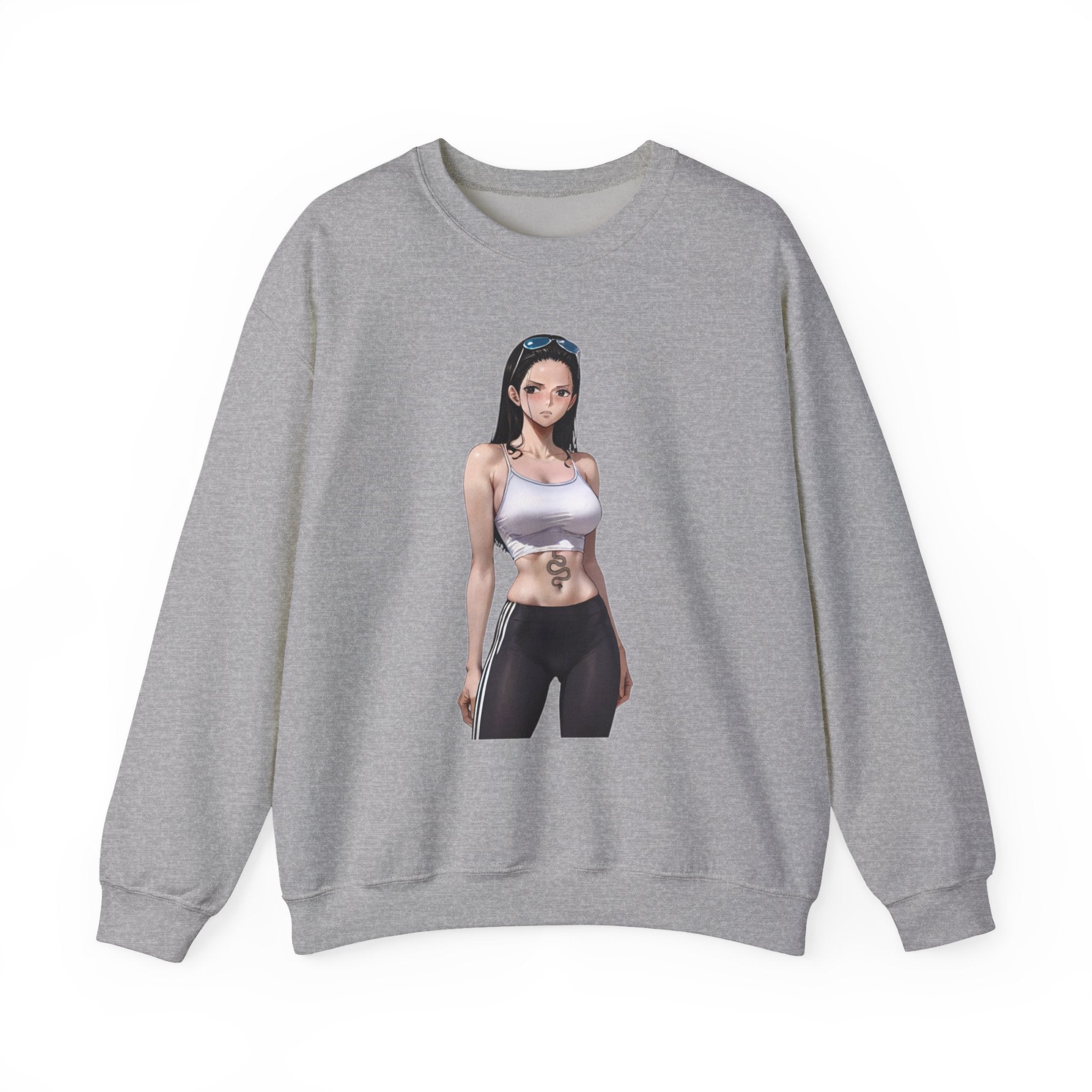 Copy of Nico Robin Catgirl Casual Anime Unisex Heavy Blend™ Crewneck Sweatshirt