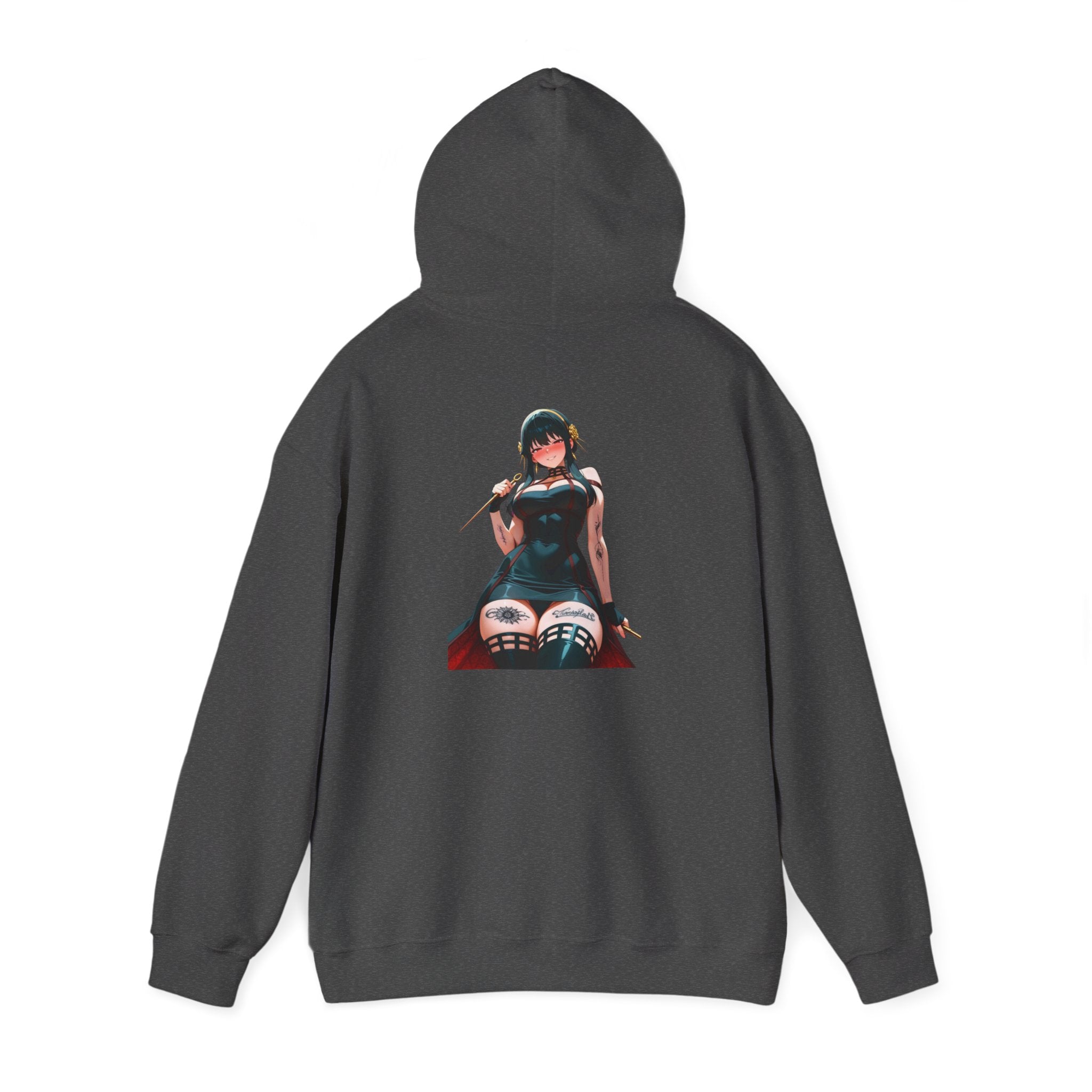 Yor Forger Assassin Gothic Tattooed Unisex Heavy Blend™ Hooded Sweatshirt