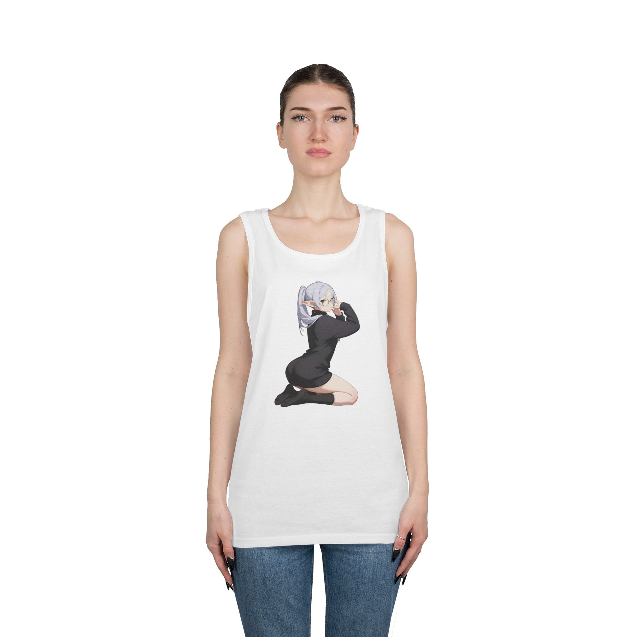 Cute Frieren Heavy Cotton Tank Top