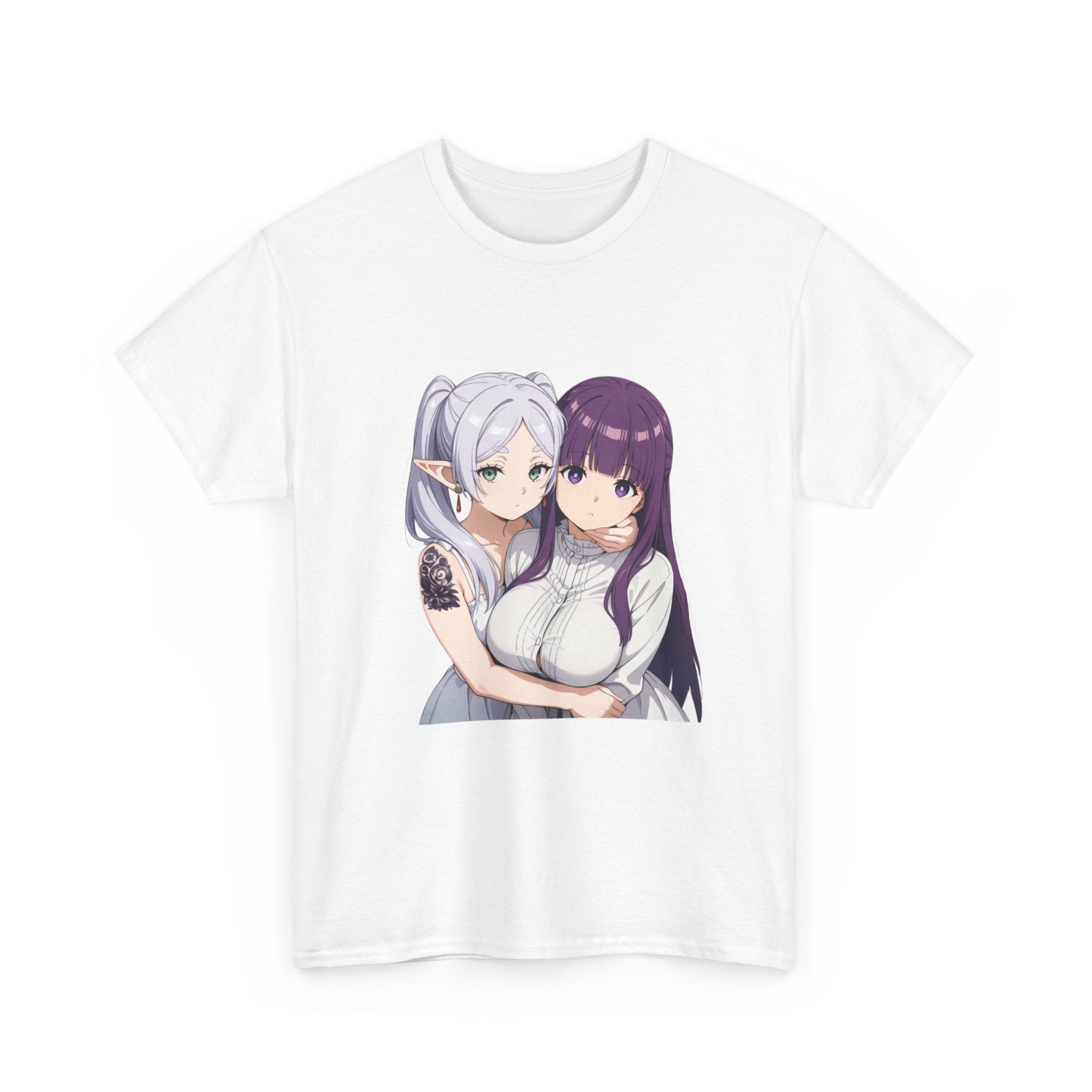 Fern x Frieren Waifu Heavy Cotton Tee