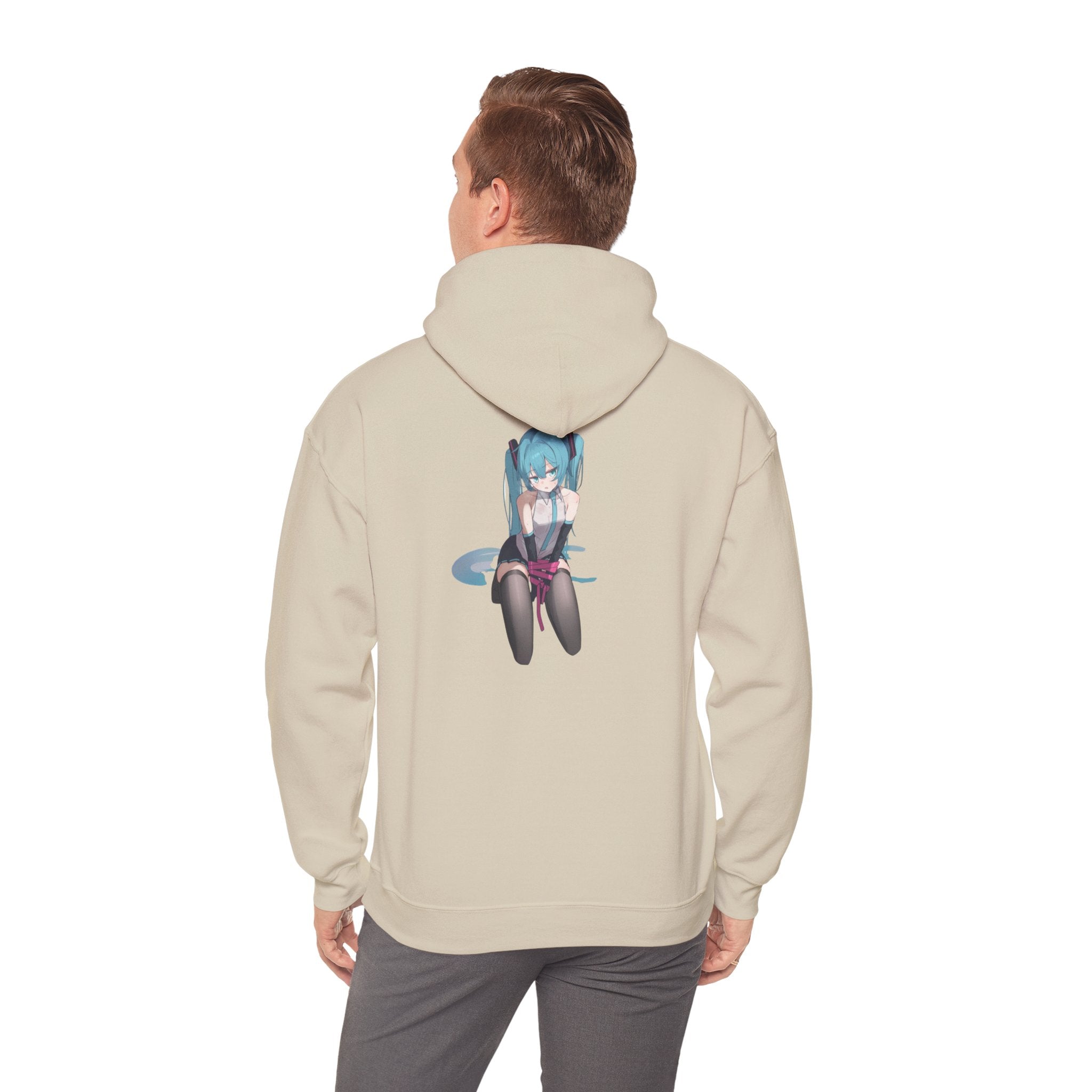 Hatsune Miku Bound Cute Anime Unisex Heavy Blend™ Hooded Sweatshirt