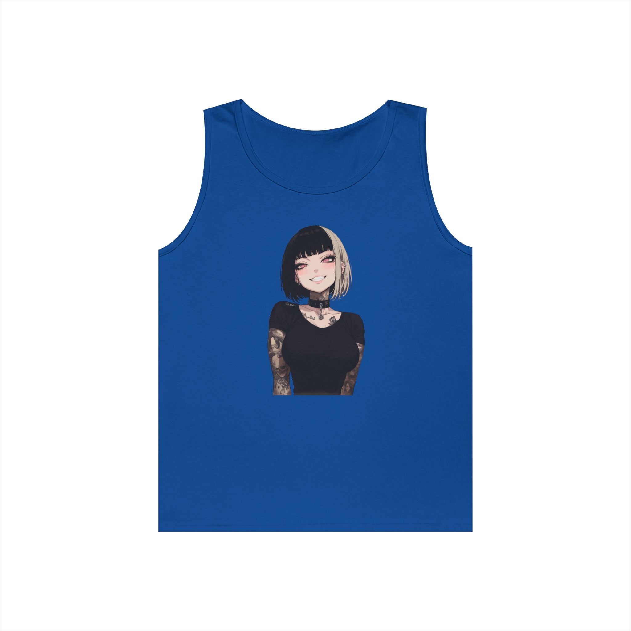 Himiko Toga Gothic Tattooed Style Heavy Cotton Tank Top