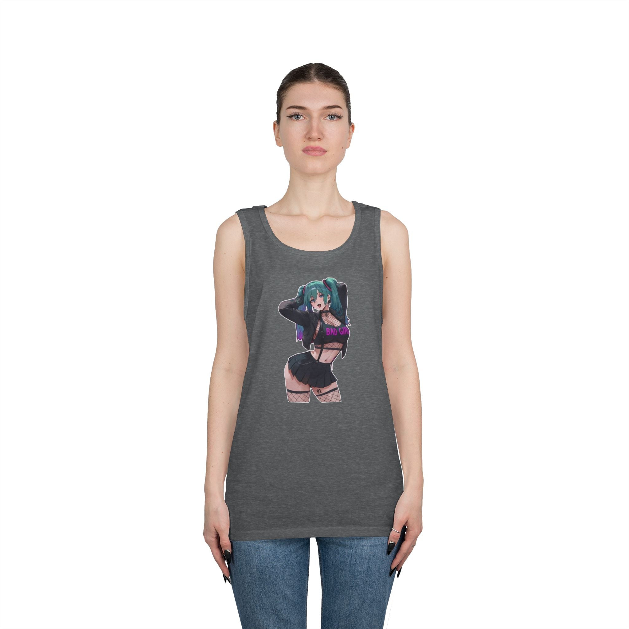 Hatsune Miku Baddie Heavy Cotton Tank Top