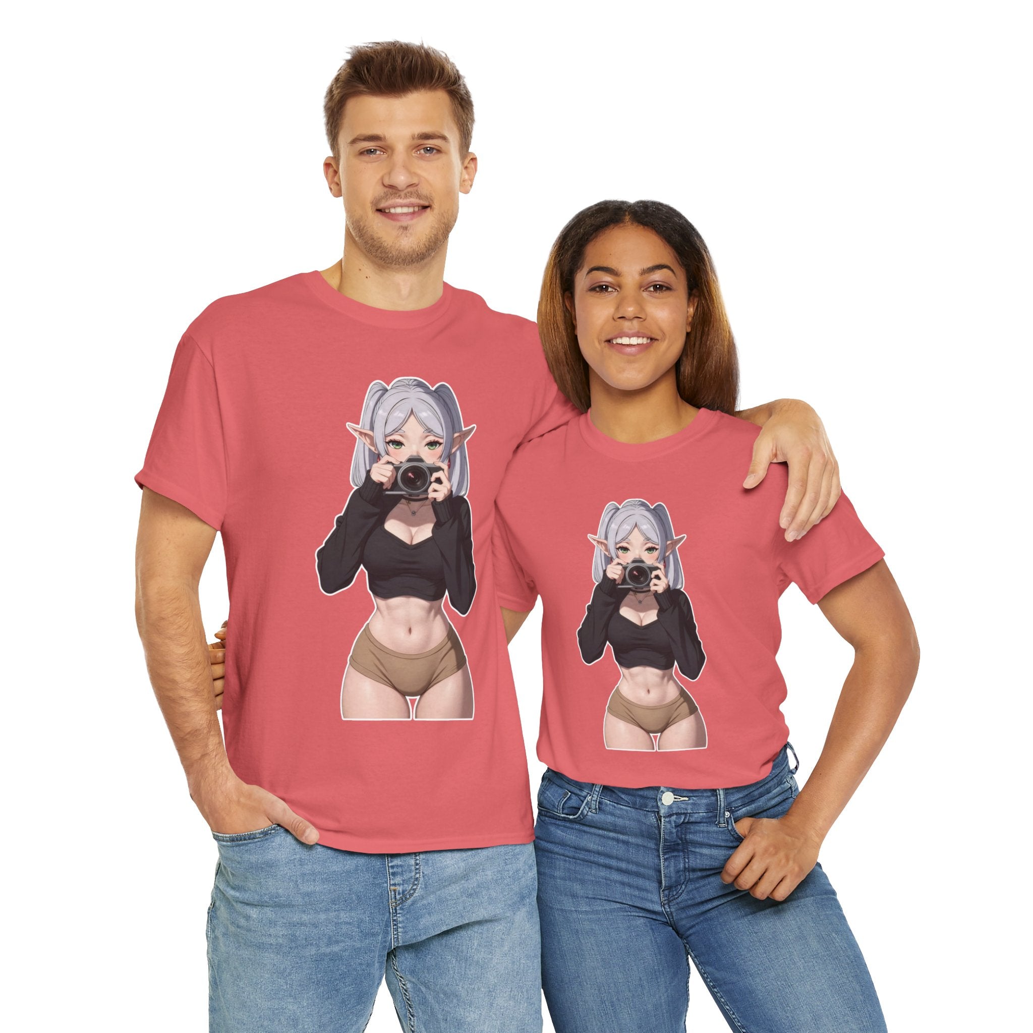 Frieren Cute Unisex Heavy Cotton Tee