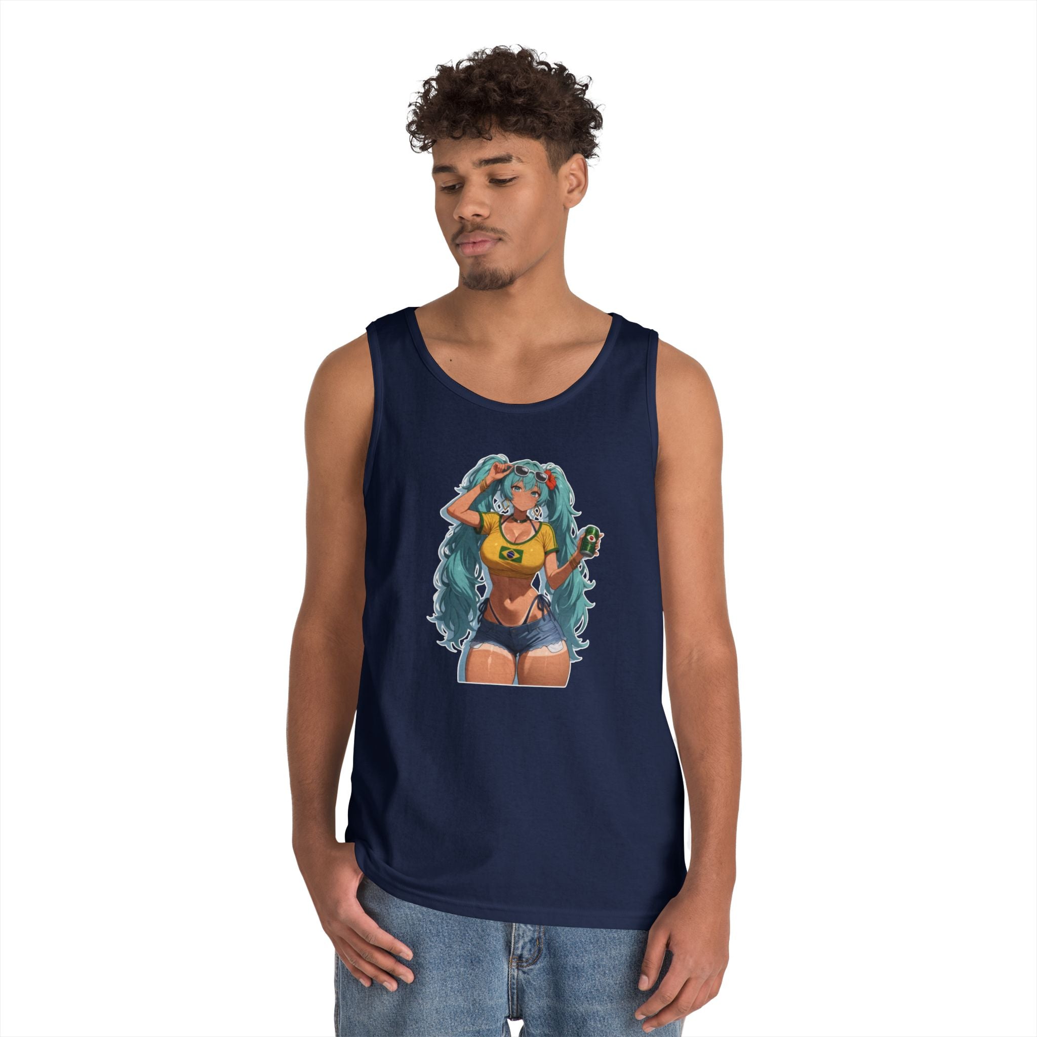 Hatsune Miku Brazil Girl Heavy Cotton Tank Top