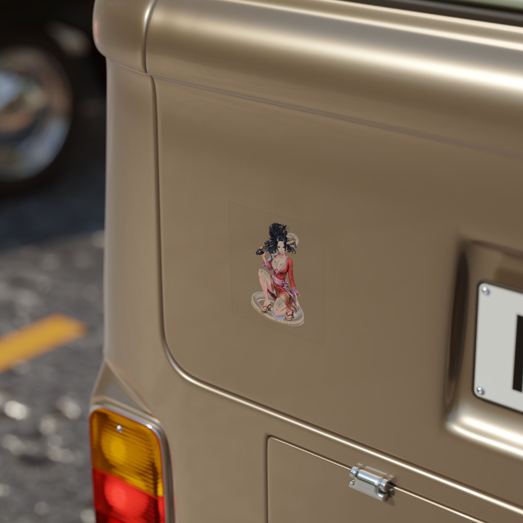 Boa Hancock Carry A Gun Tactical Waifu Sticker