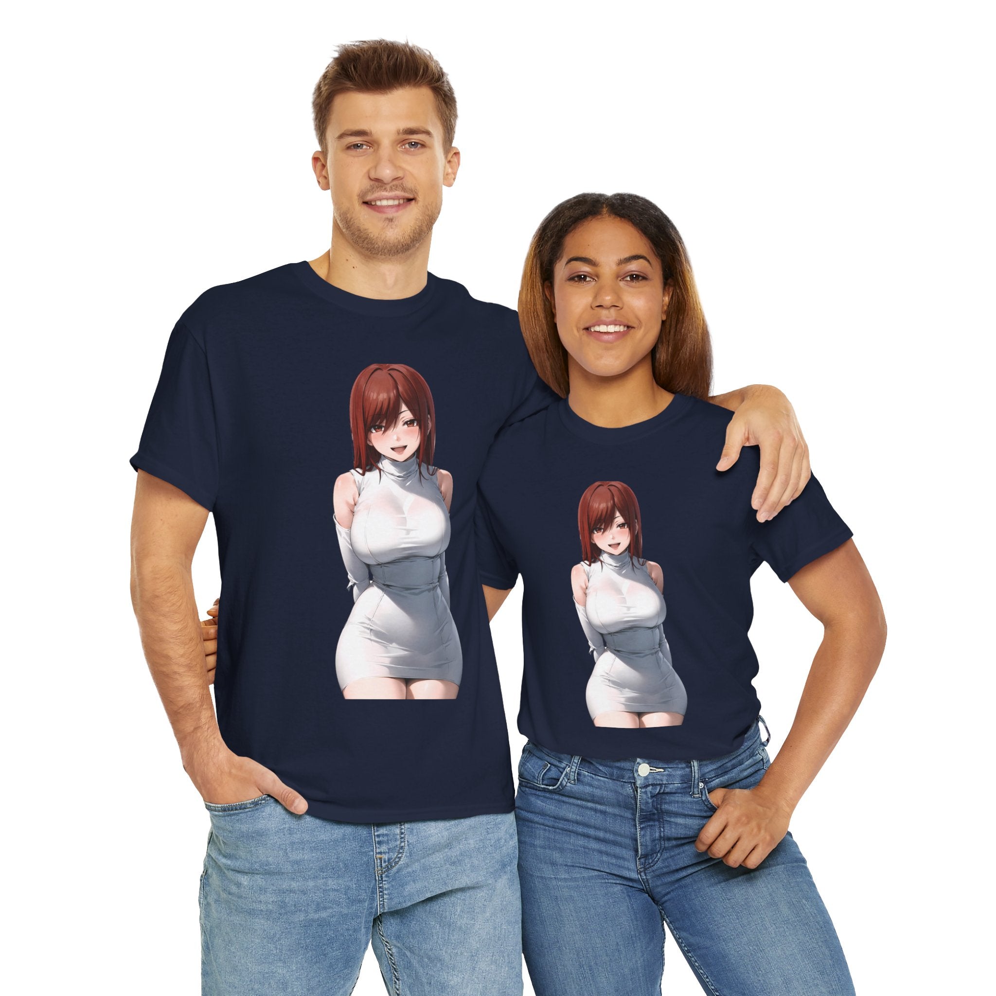 Ezra Scarlet Charming White Dress Anime Unisex Heavy Cotton Tee