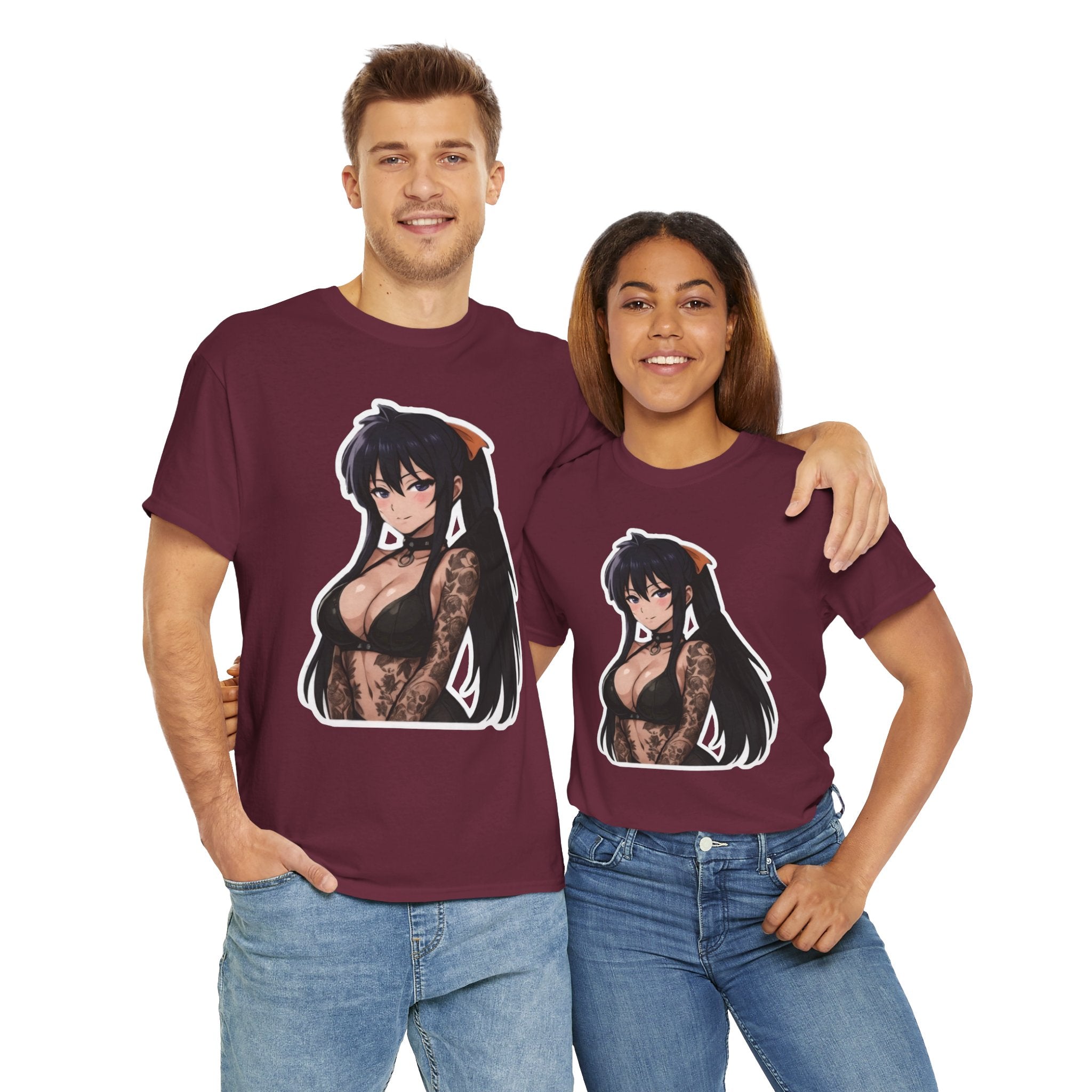 Akeno Himejima Unisex Heavy Cotton Tee