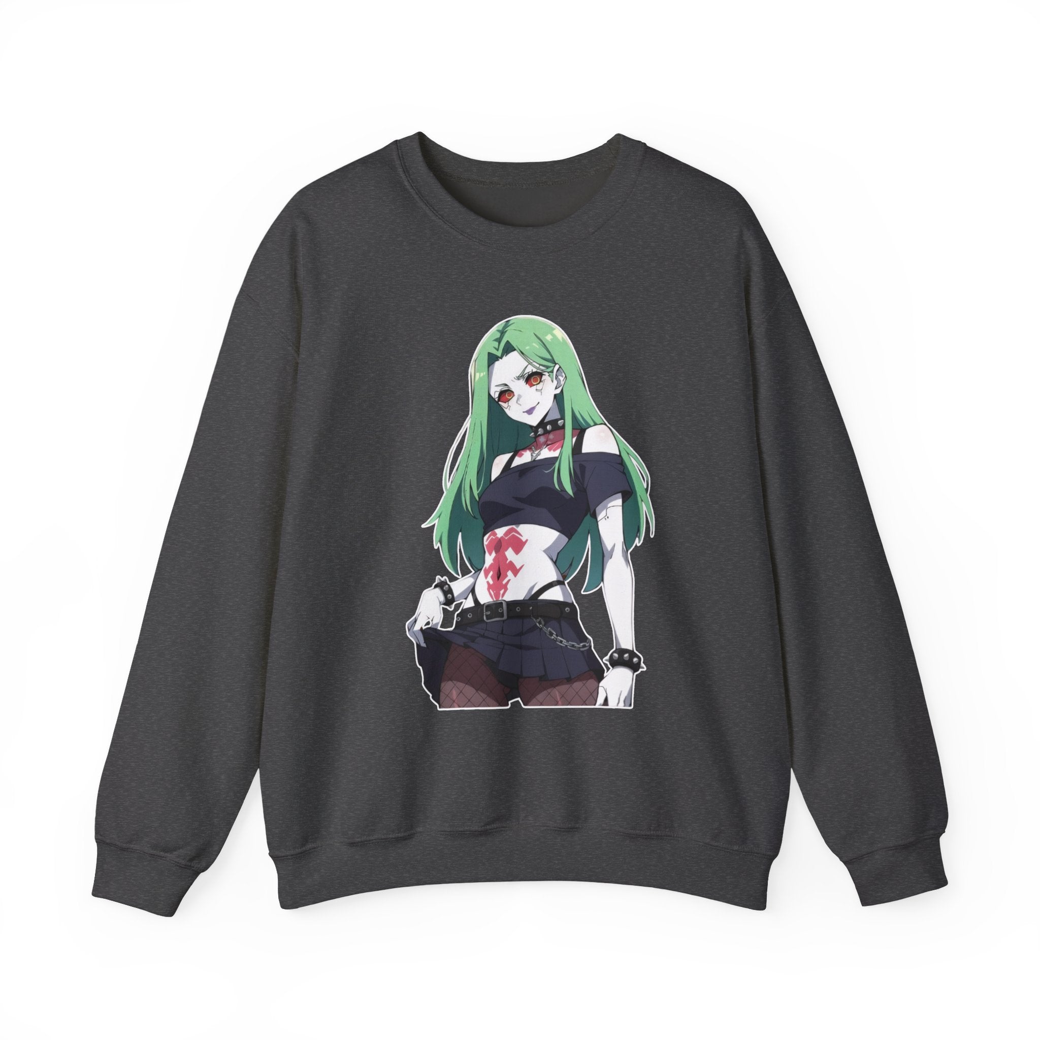 Rebecca Cyberpunk Futuristic Unisex Heavy Blend™ Crewneck Sweatshirt