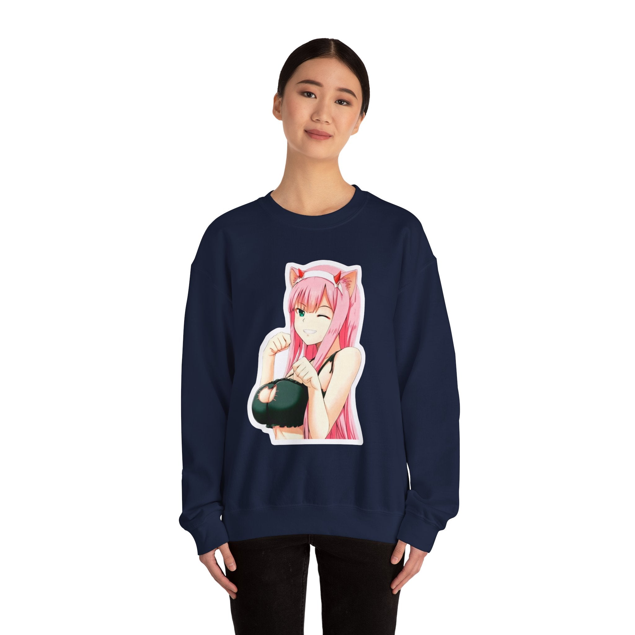Zero Two Sexy Style Unisex Heavy Blend™ Crewneck Sweatshirt