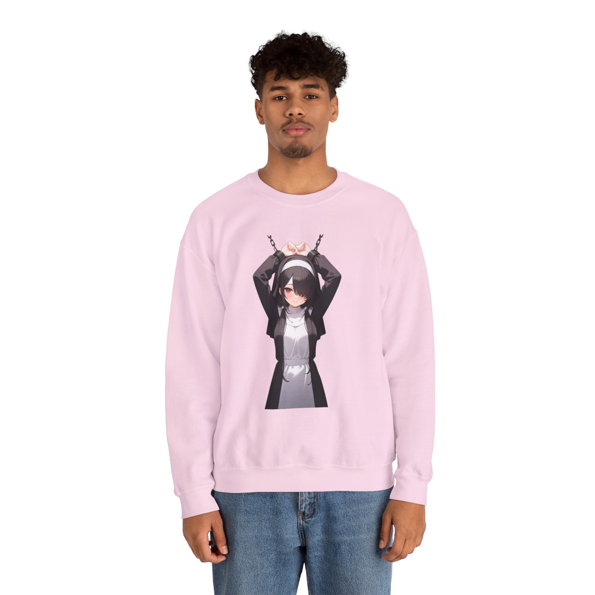 Tokisaki Kurum Nun Gothic Unisex Heavy Blend™ Crewneck Sweatshirt