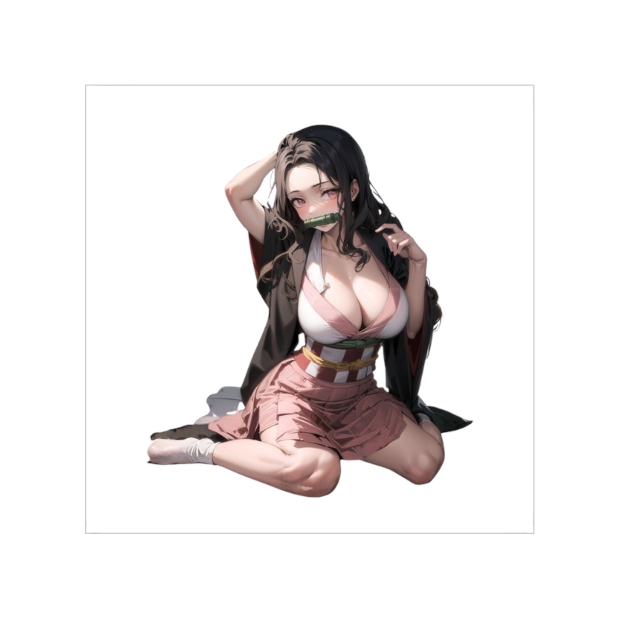 Nezuko Kimono Waifu Sticker