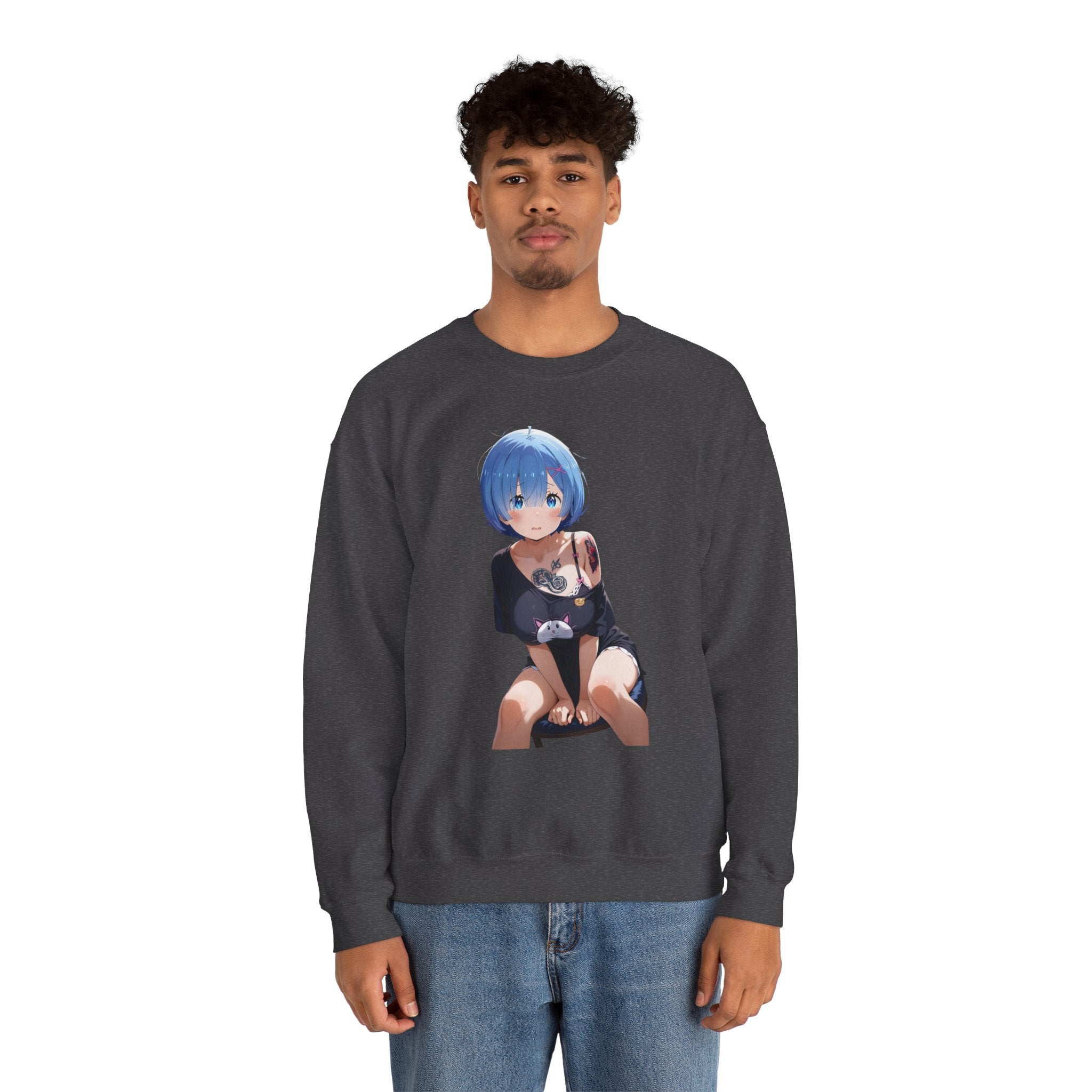 Sexy Rem Tattooed Unisex Heavy Blend™ Crewneck Sweatshirt