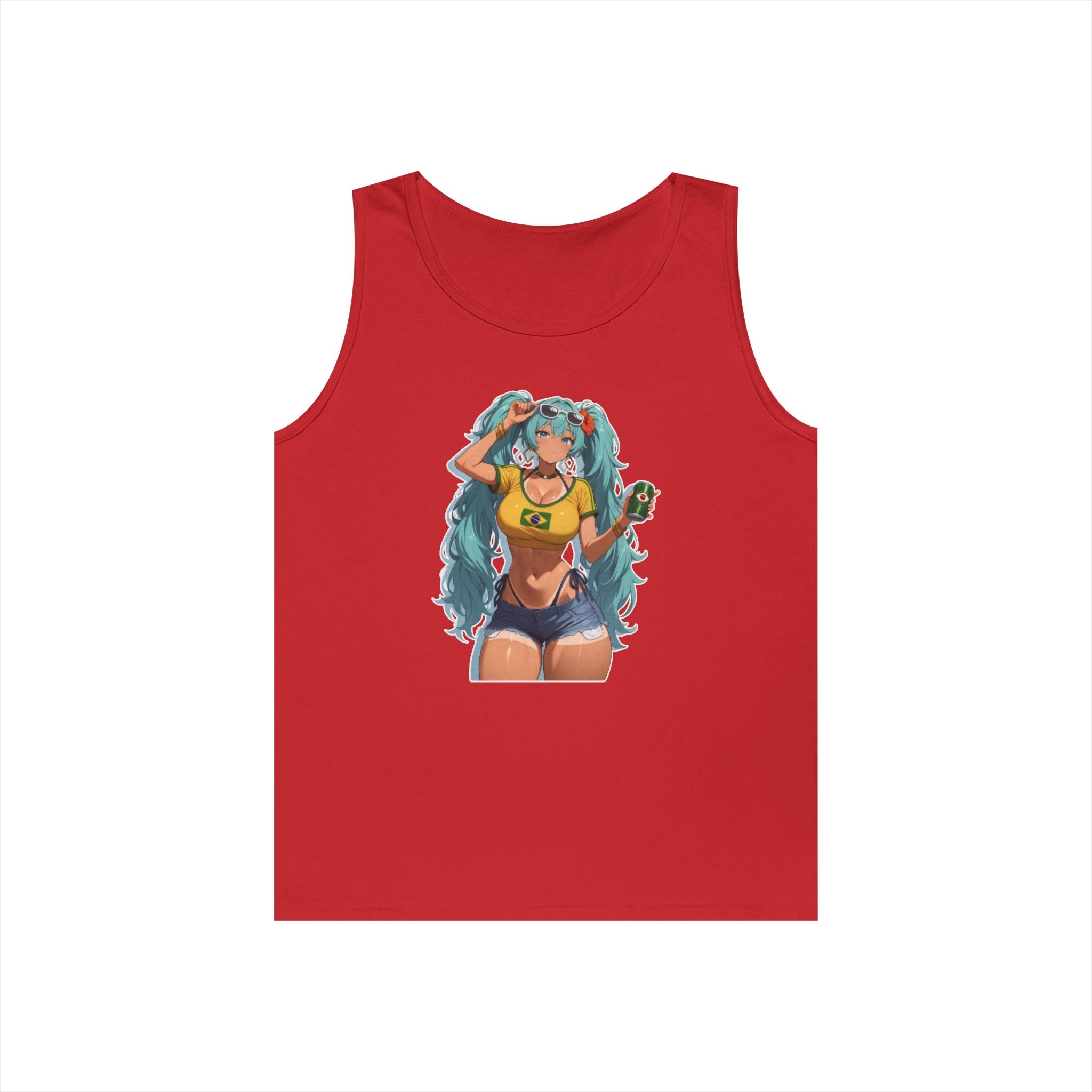 Hatsune Miku Brazil Girl Heavy Cotton Tank Top