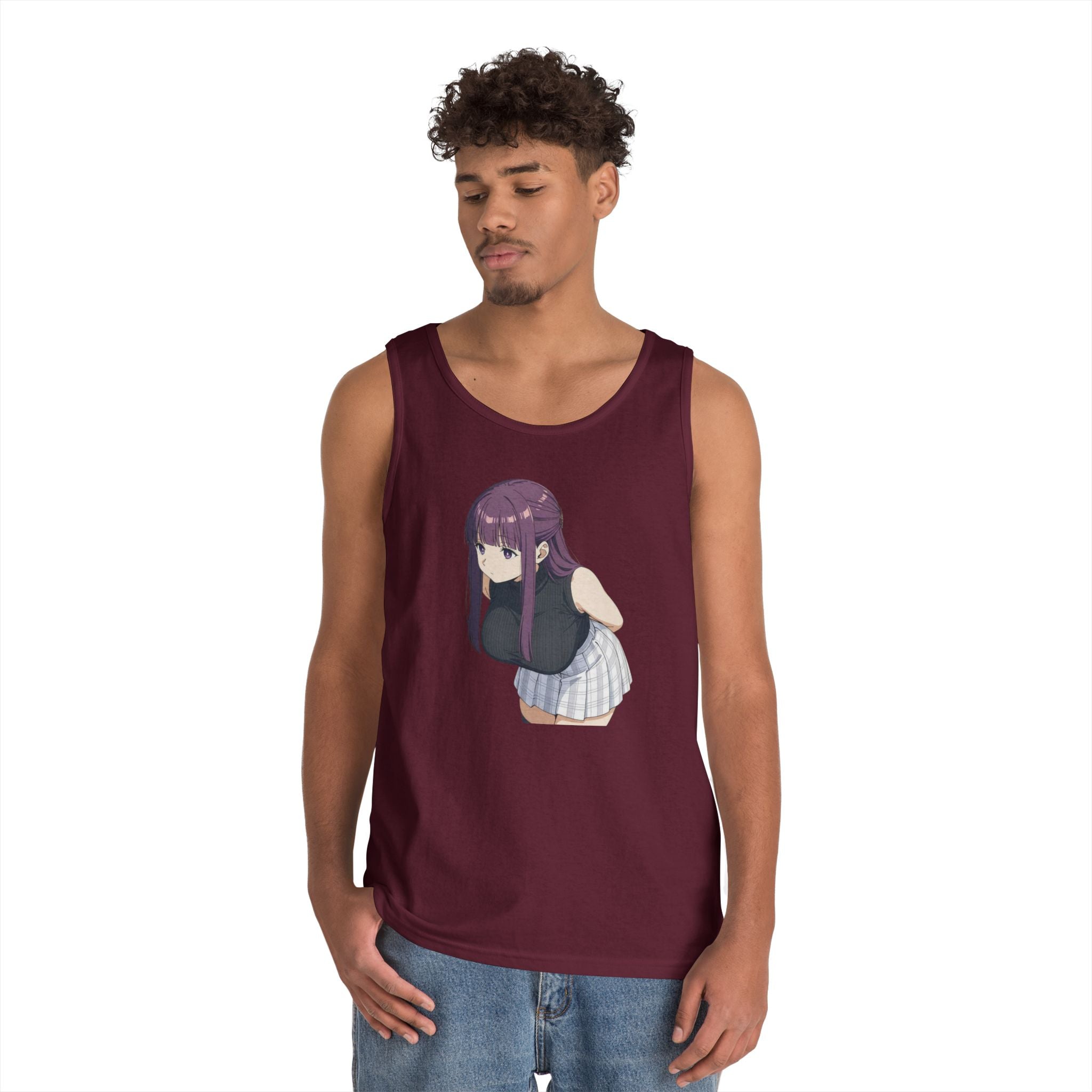 Fern Anime Heavy Cotton Tank Top