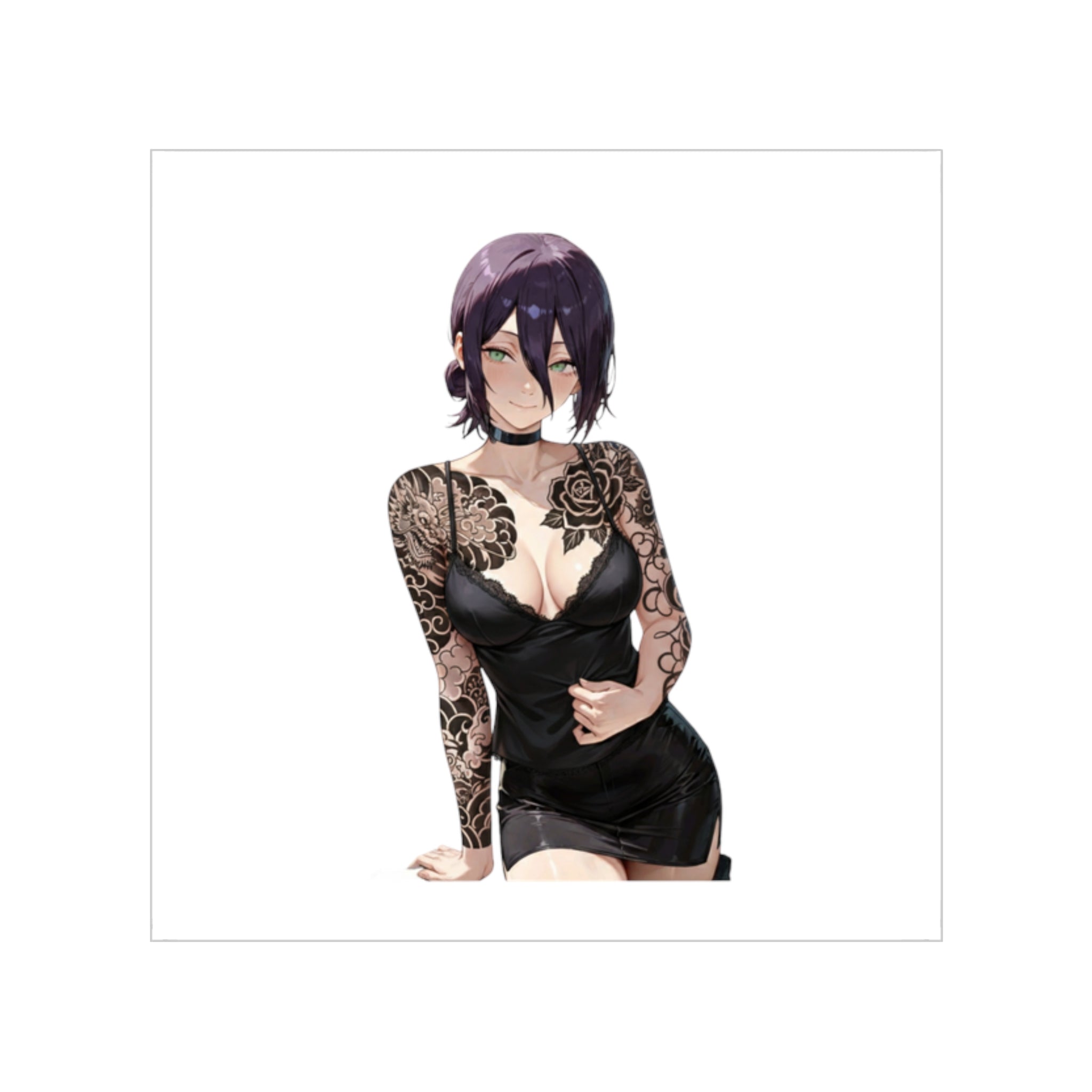 Reze Tactical Tattoo Waifu Sticker