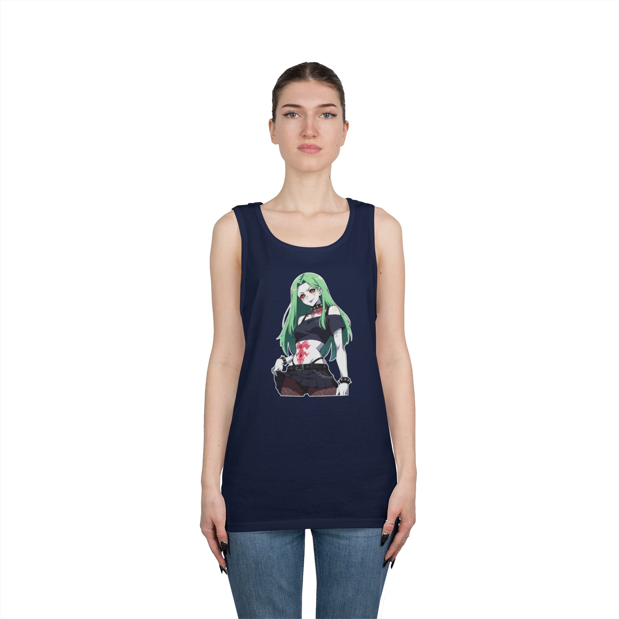 Rebecca Cyberpunk Futuristic Heavy Cotton Tank Top