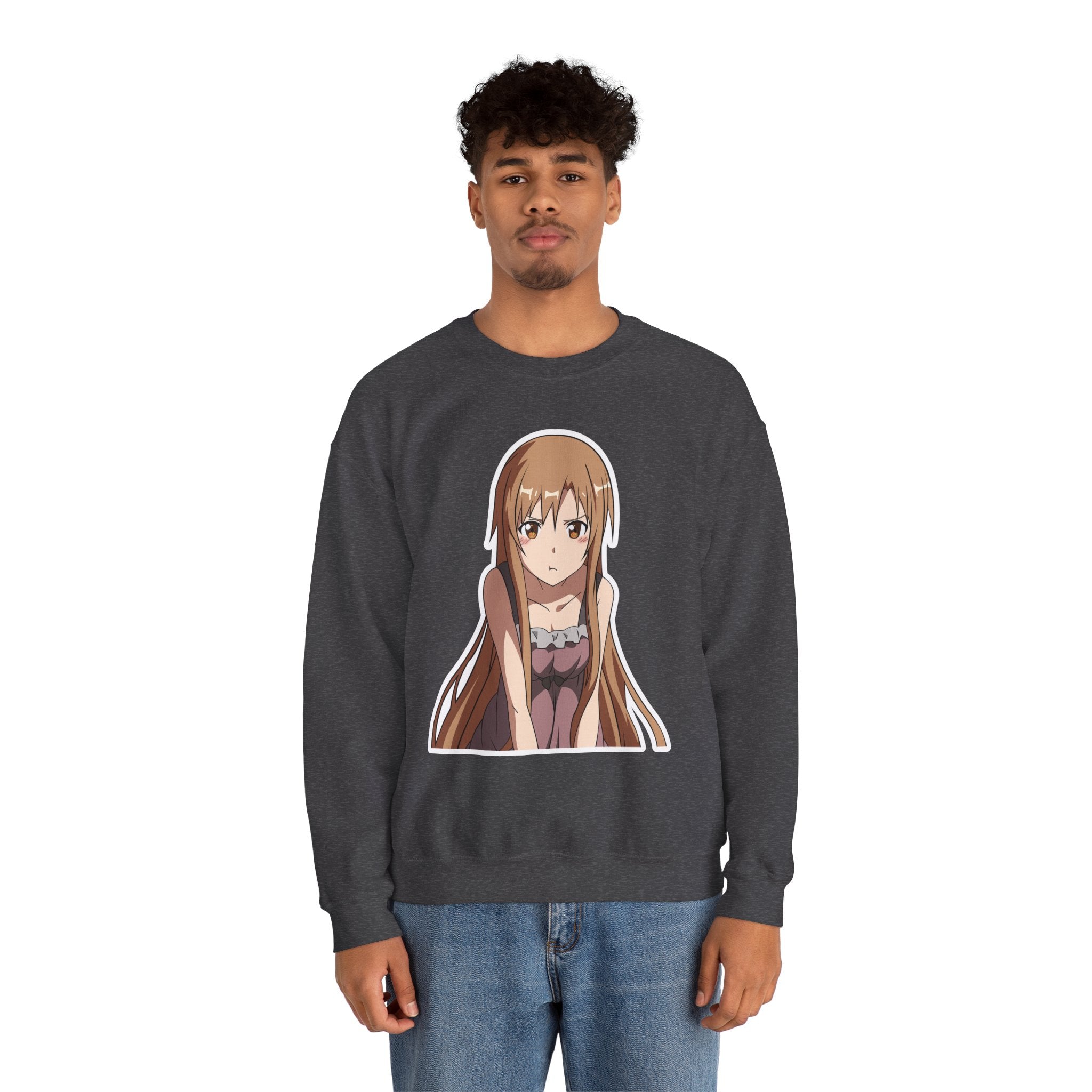 Asuna Yuuki Waifu Unisex Heavy Blend™ Crewneck Sweatshirt