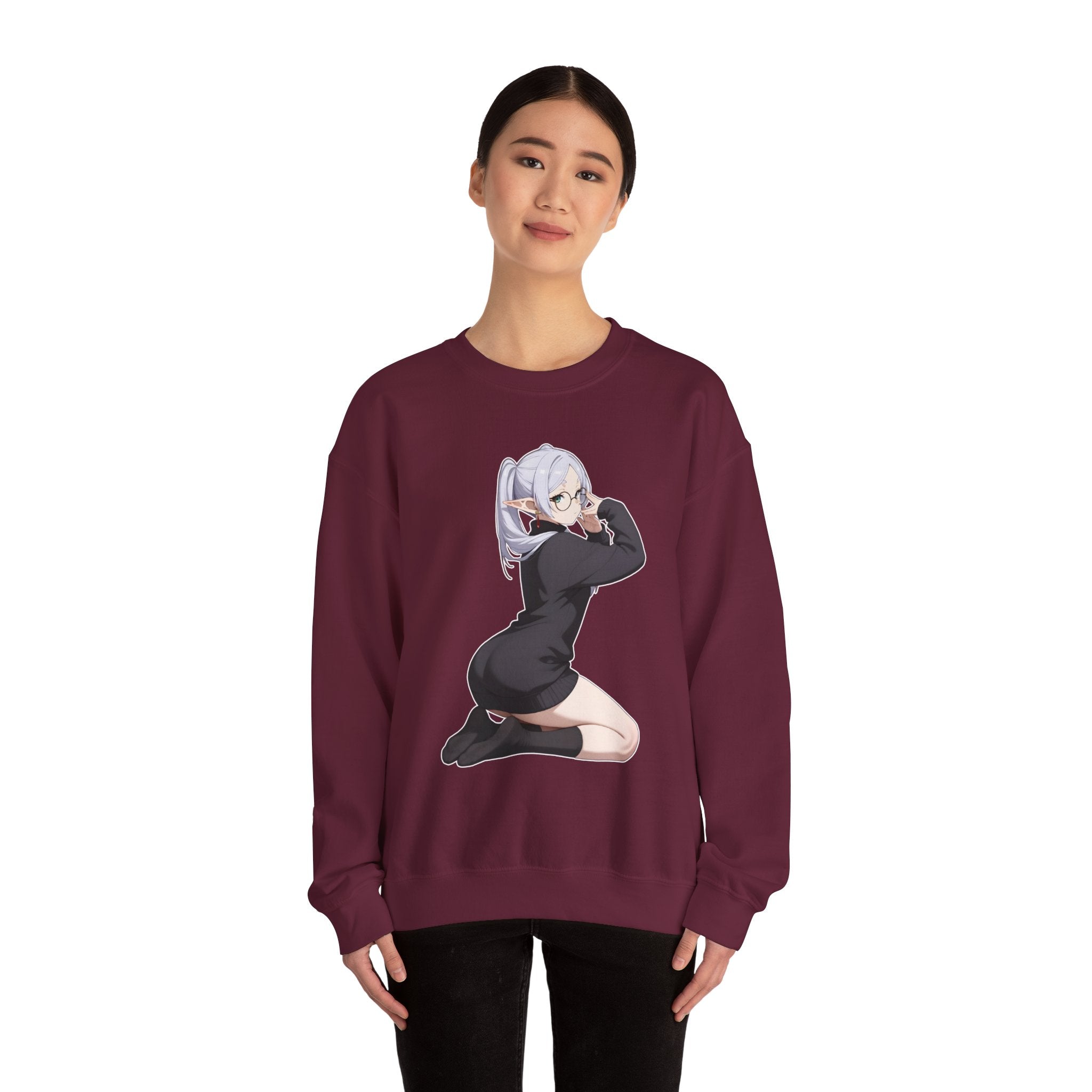 Cute Frieren Unisex Heavy Blend™ Crewneck Sweatshirt