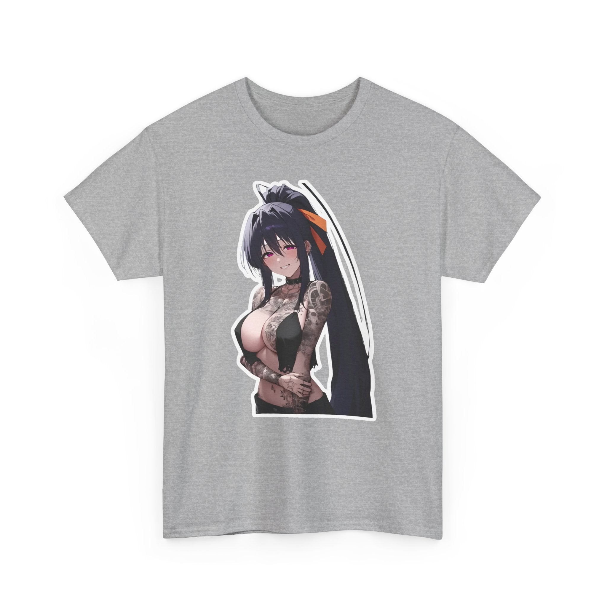 Akeno Himejima Gothic Tattooed Unisex Heavy Cotton Tee