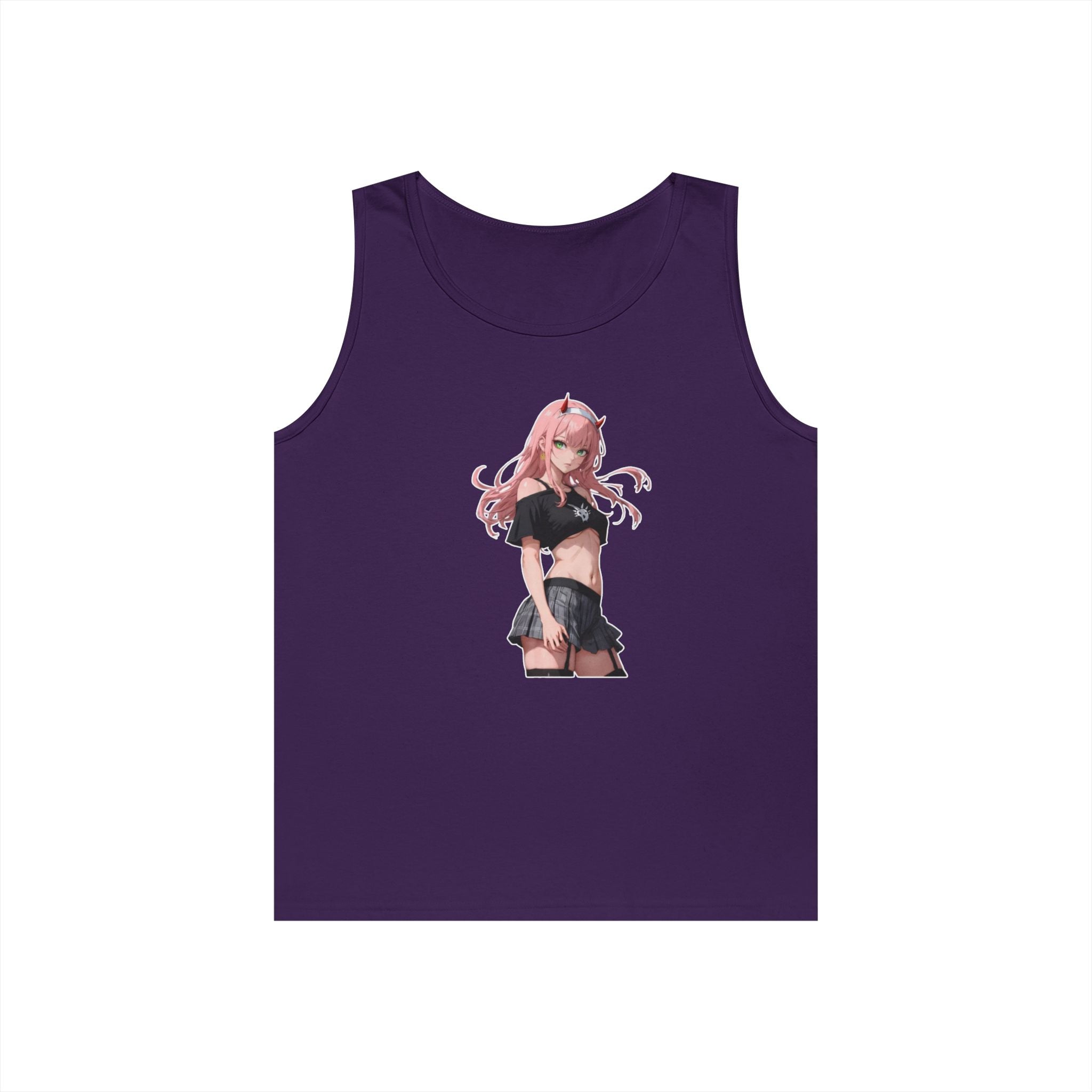 Zero Two Streetwear Style Heavy Cotton Tank Top