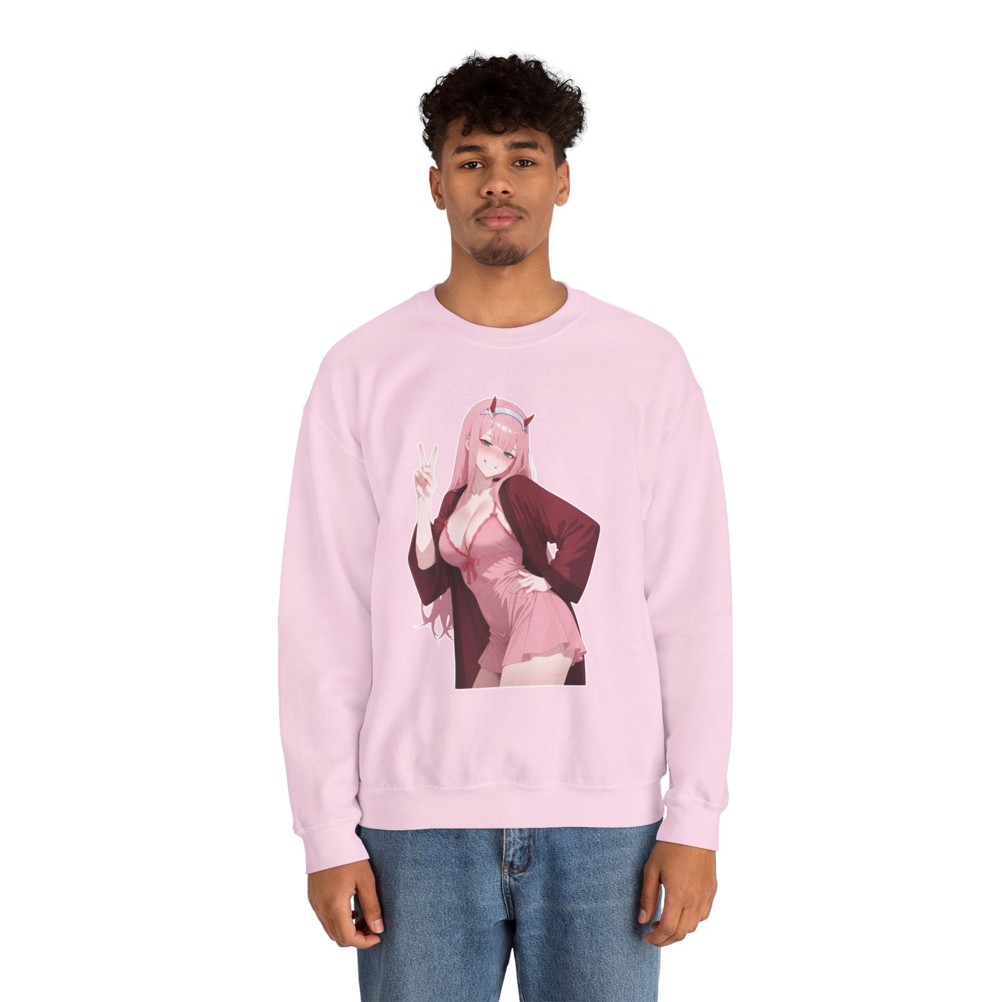 Zero Two Unisex Heavy Blend™ Crewneck Sweatshirt