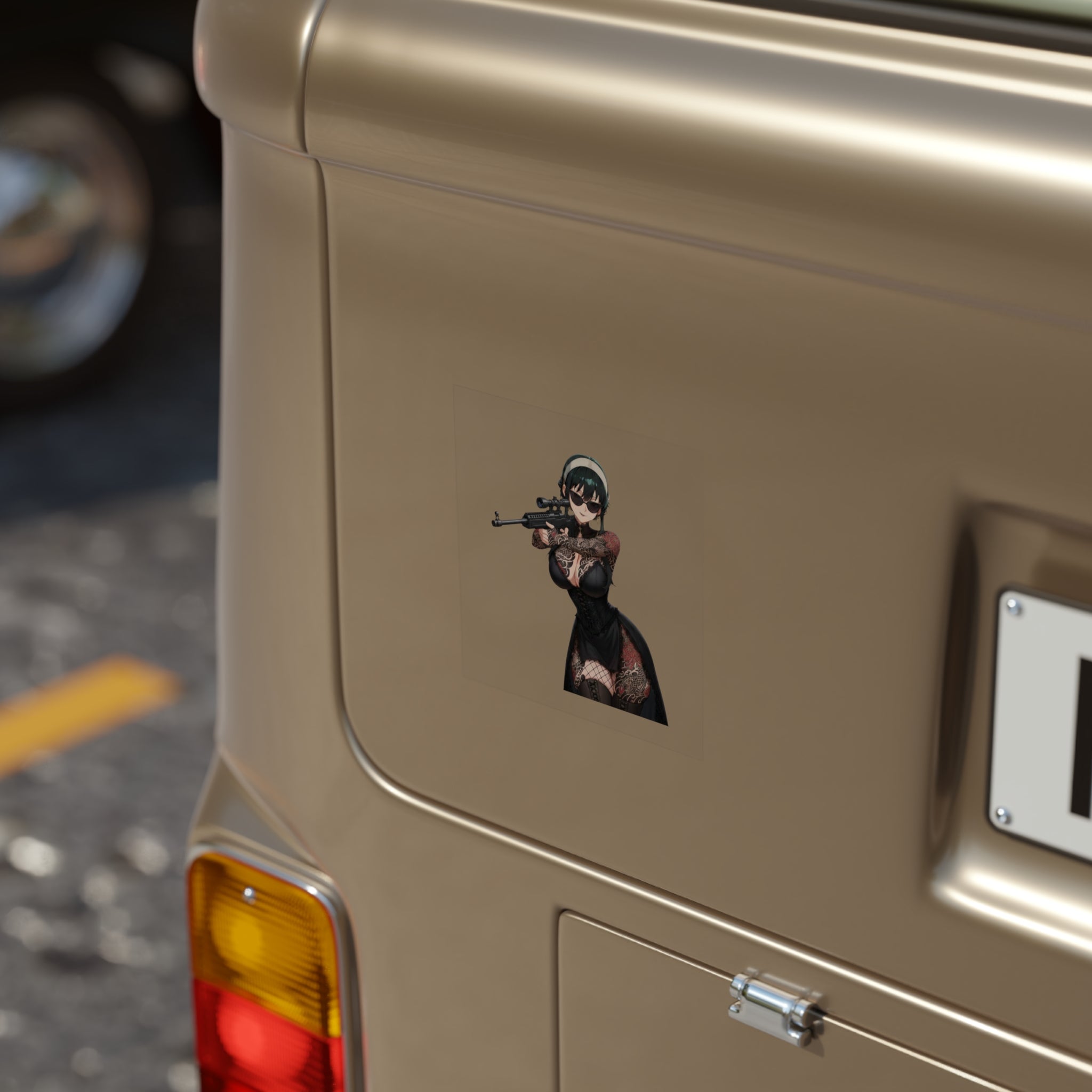 Yor Forger Tattoo Tactical Waifu Sticker