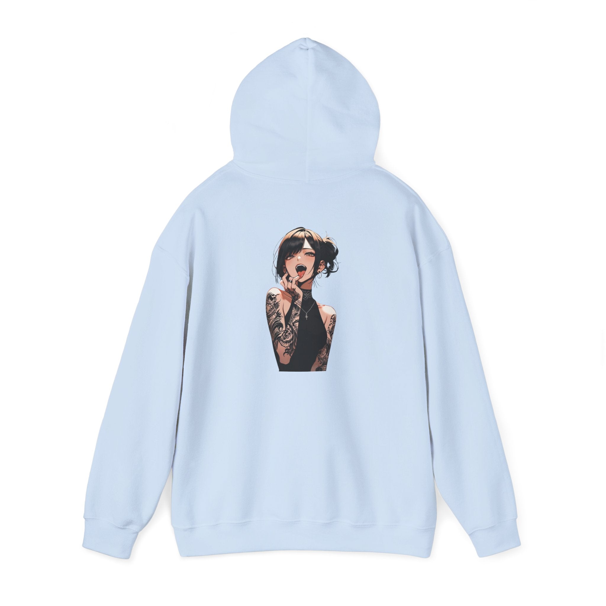 Gothic Himiko Toga Tattooed Ahegao Unisex Heavy Blend™ Hooded Sweatshirt