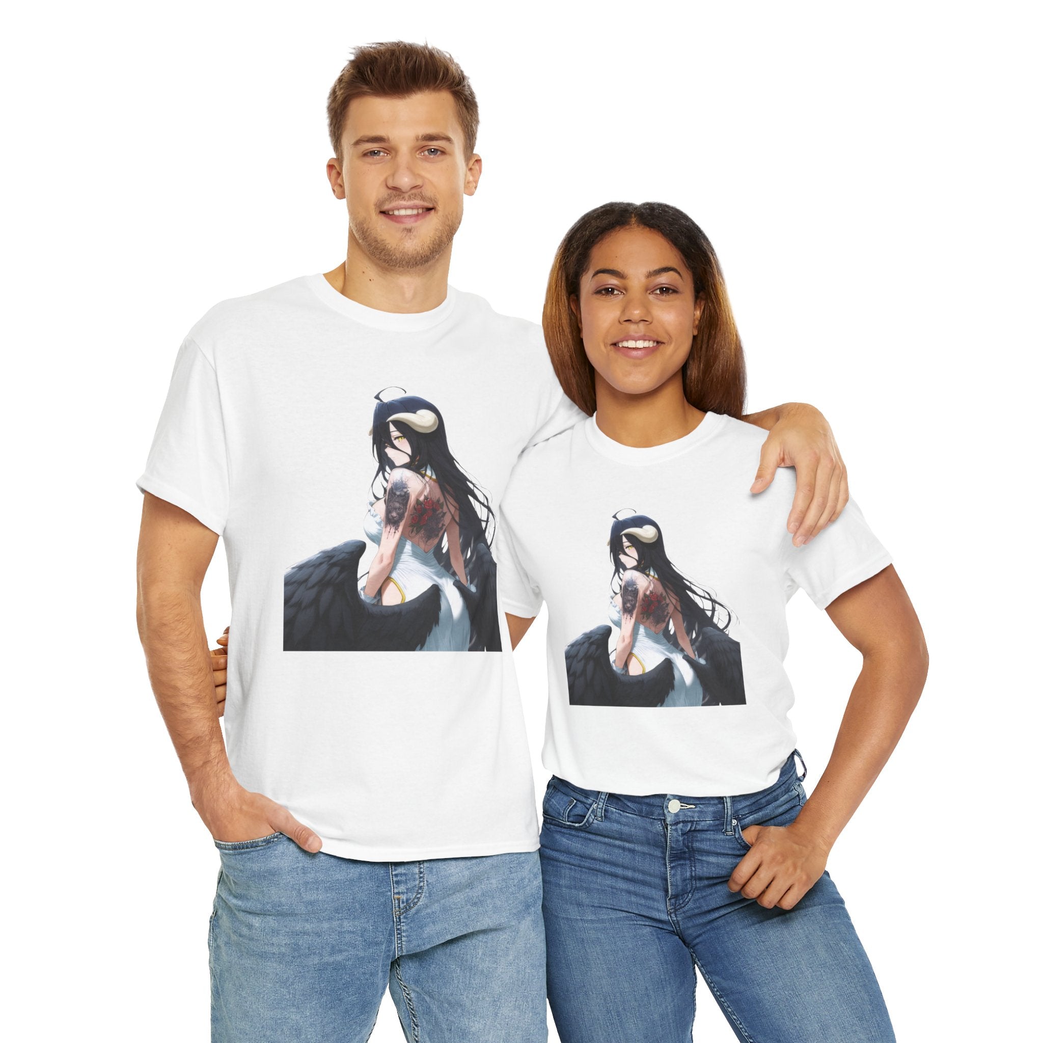 Gothic Albedo Overlord Waifu Unisex Heavy Cotton Tee