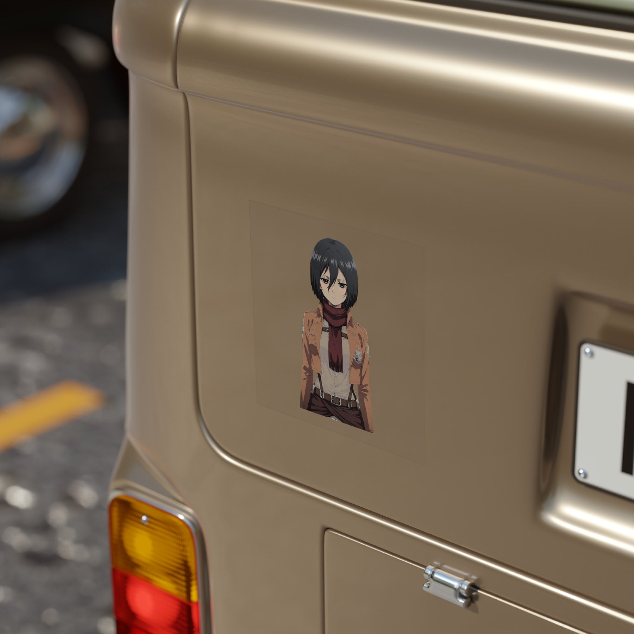 Sad Eyes Mikasa Ackerman Sticker